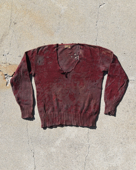 1940s Wool Knit Sweatshirt