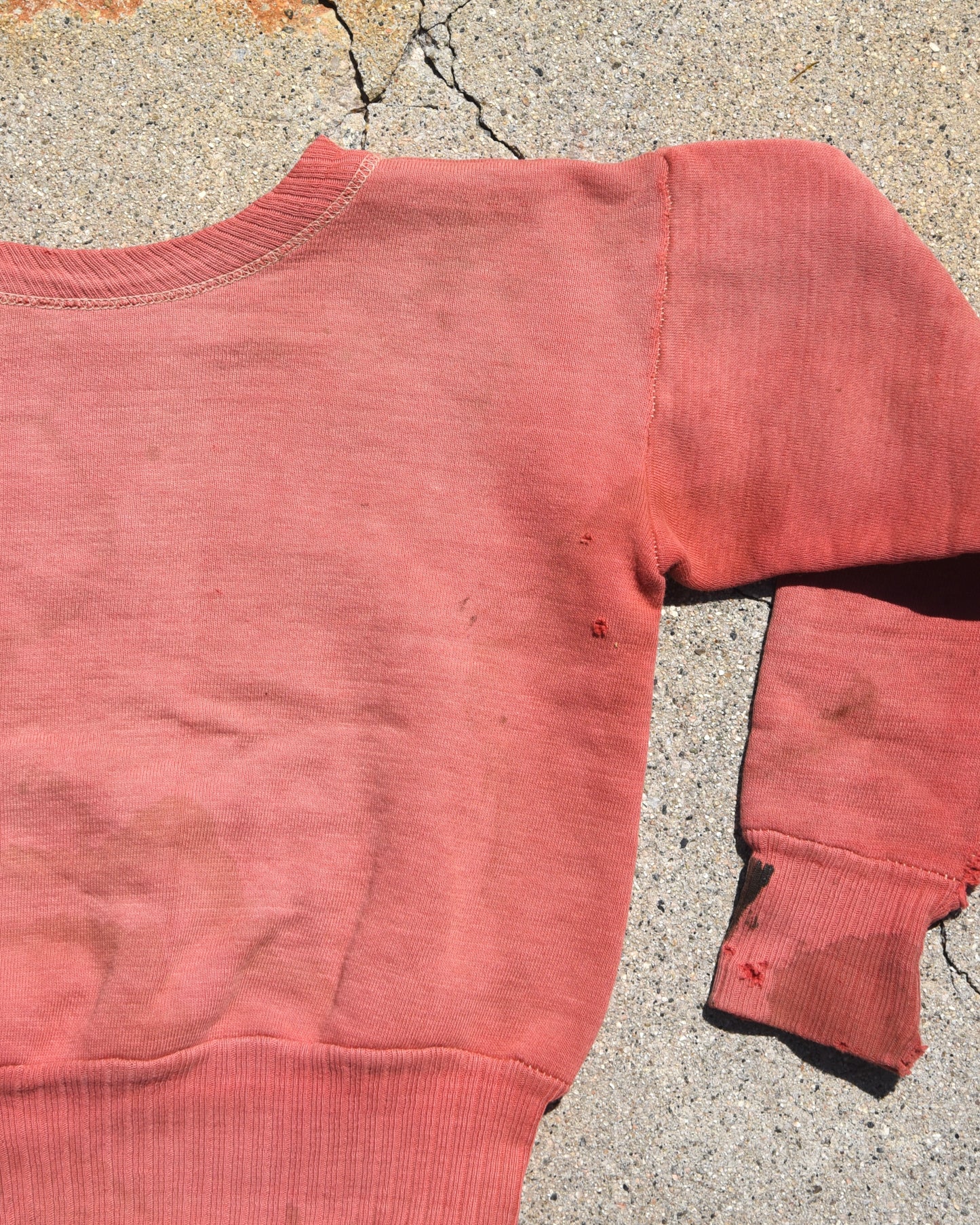 1940s Sun Faded Gene Autry & Champ Jr. Femme Sweatshirt