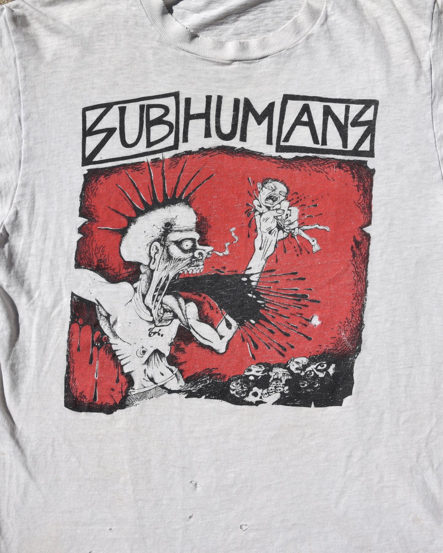 1980s Subhumans Band Tshirt