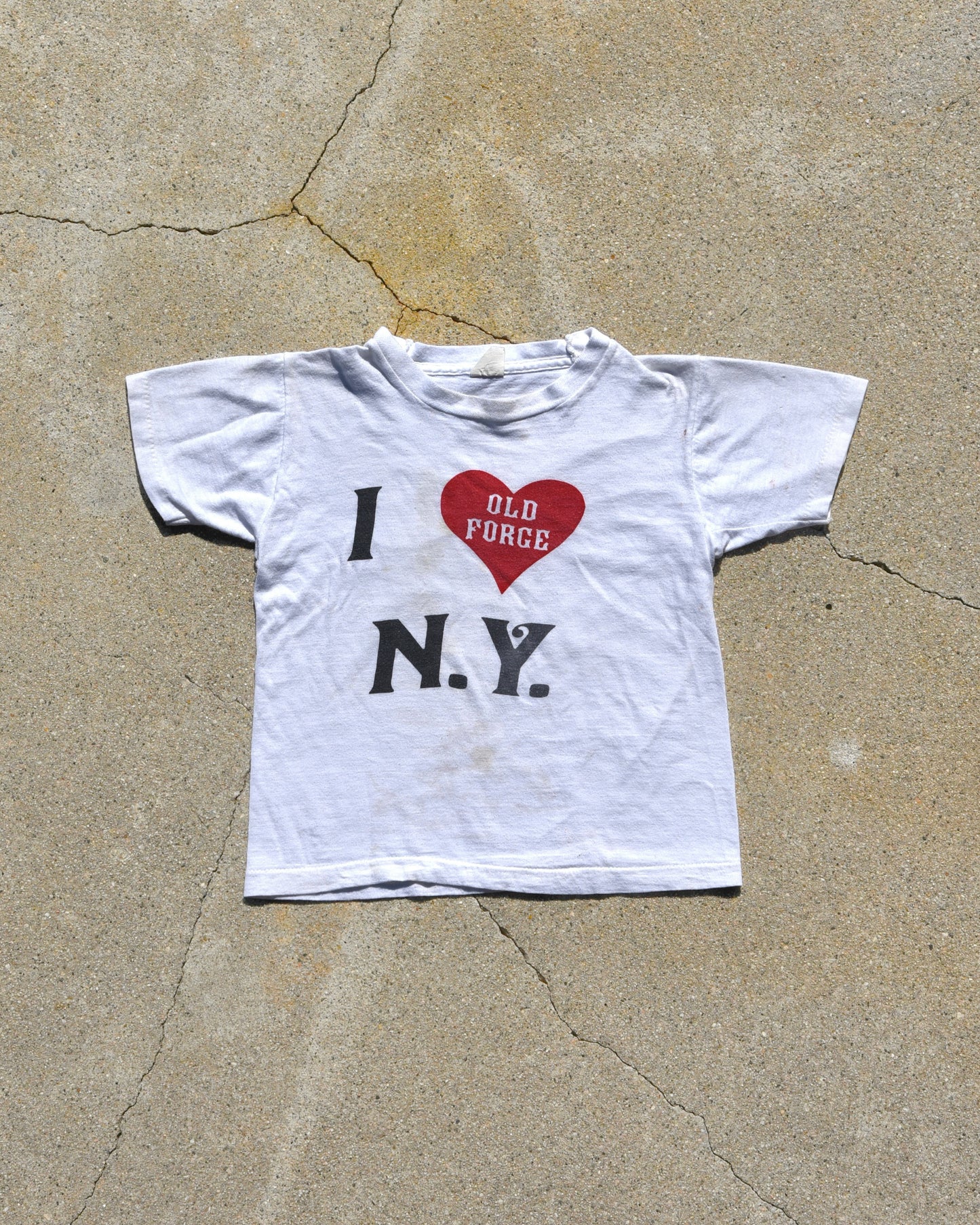 1970s I Love Old Forge New York Femme Tshirt