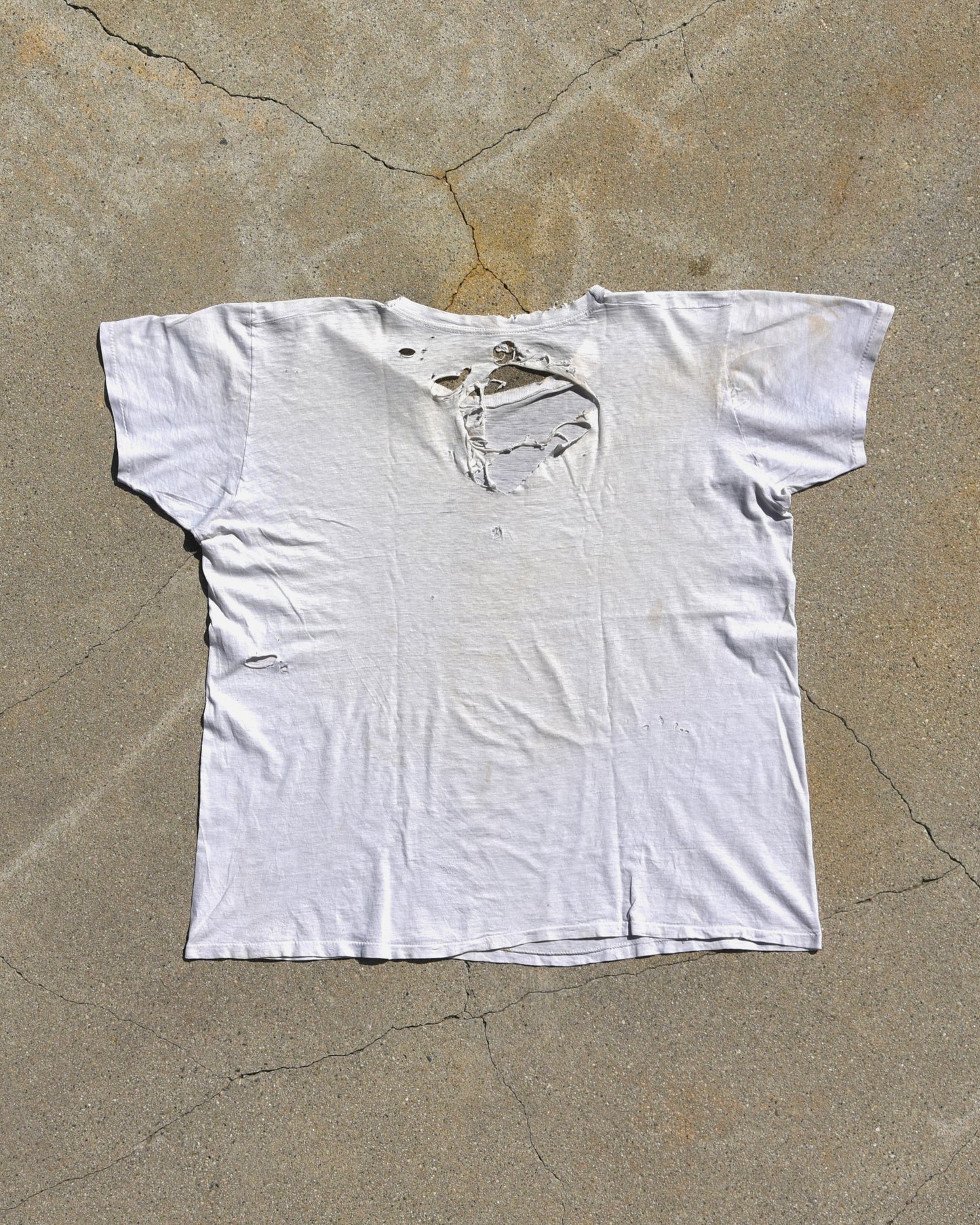 1960s Motorcycle Police Stenciled Tshirt