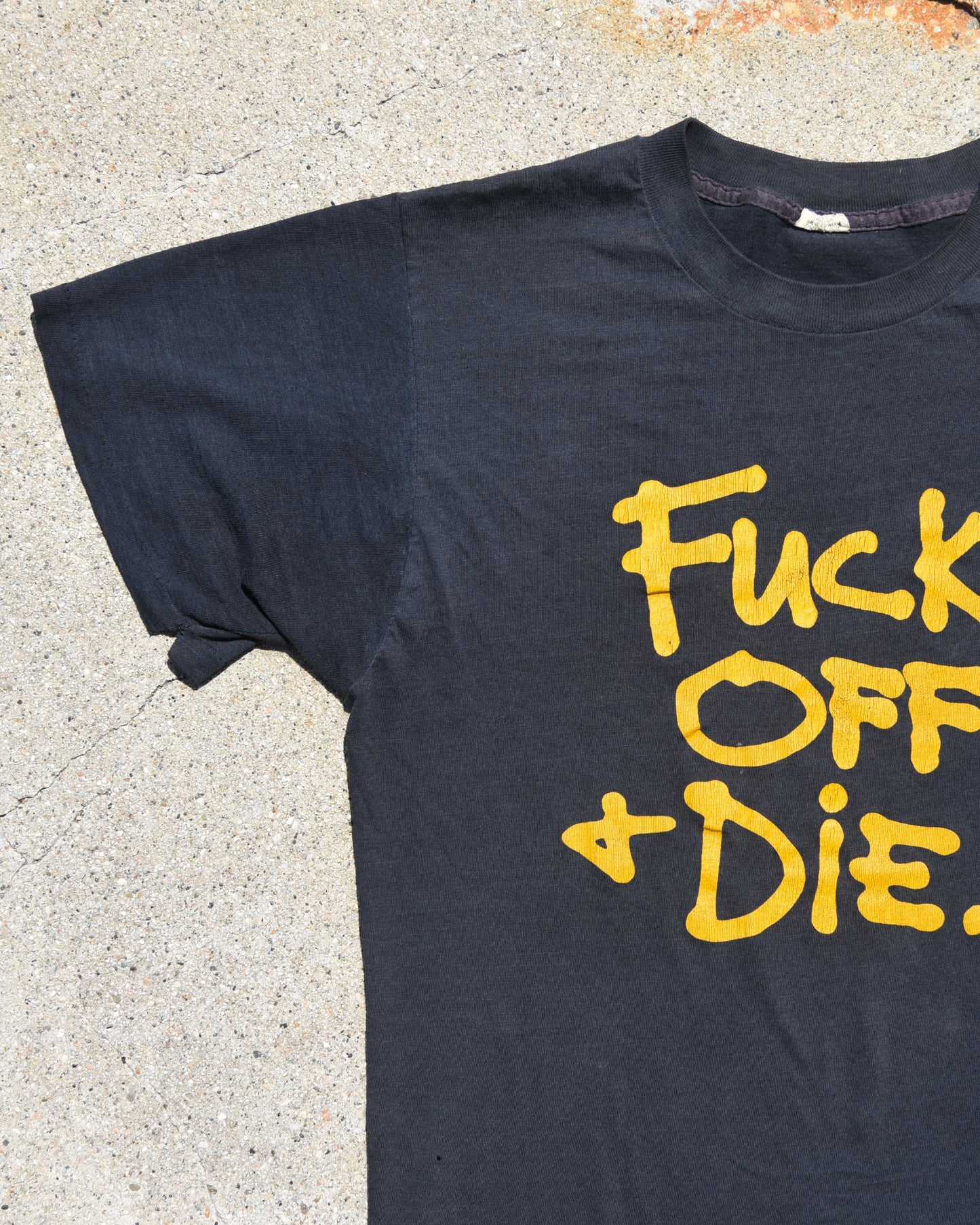 1970s Fuck Off & Die! Tshirt