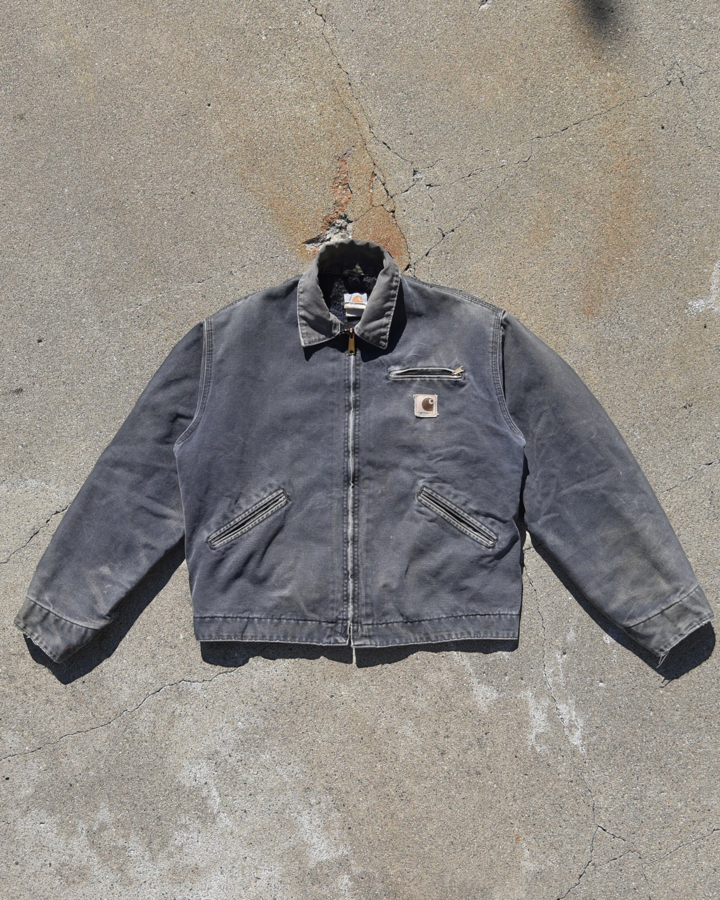 Carhartt J97 PTL Petrol Gray Detroit Jacket - Large