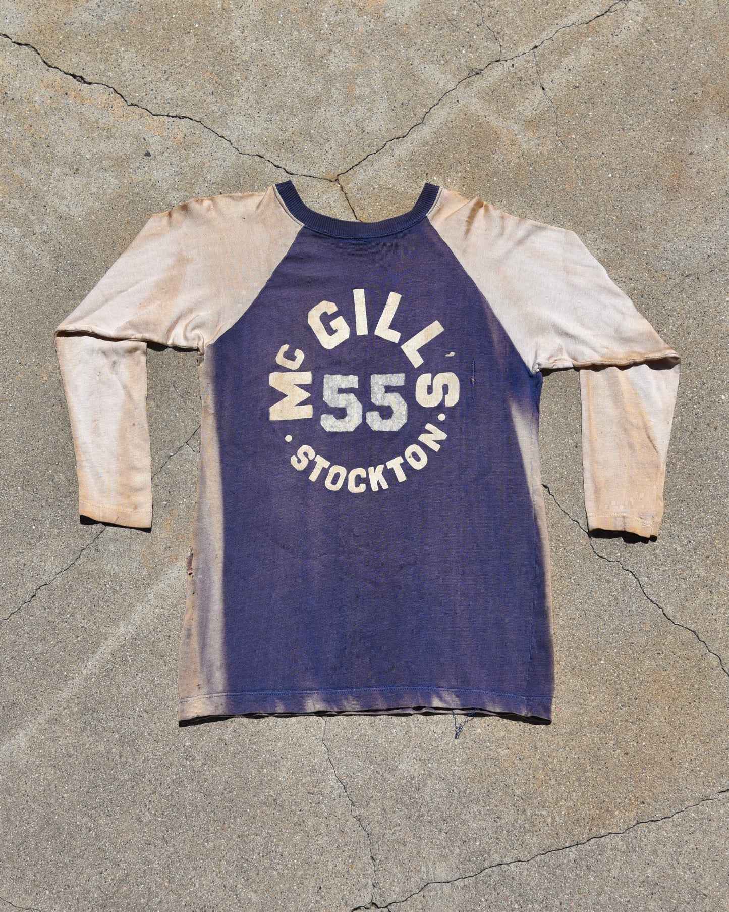 1950s Sun Faded Triumph Motorcycles Durene Jersey