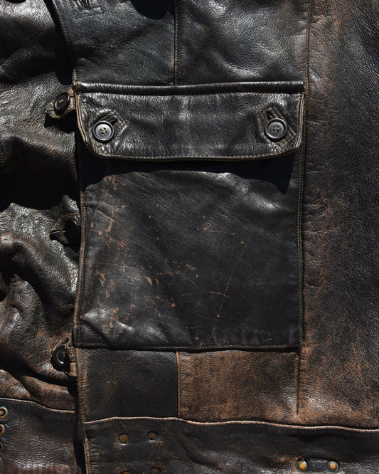 1950s Mats Larsson Malung Swedish Motorcycle Dispatch Jacket