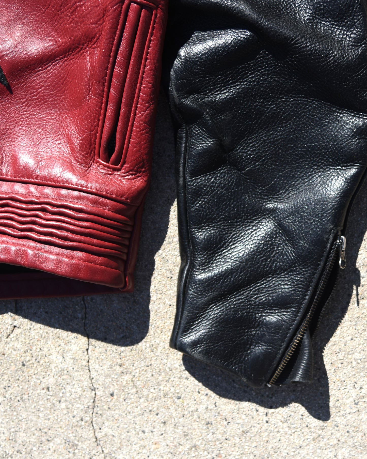 1990s Vanson Star Racing Motorcycle Jacket Size 42