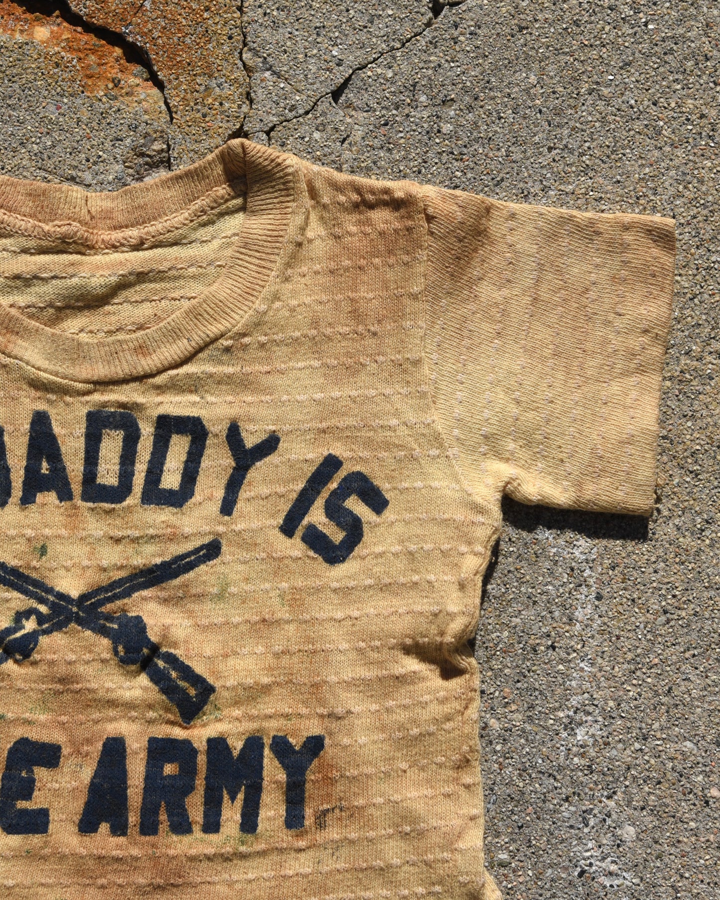 1950s My Daddy Is In The Army Baby Tshirt