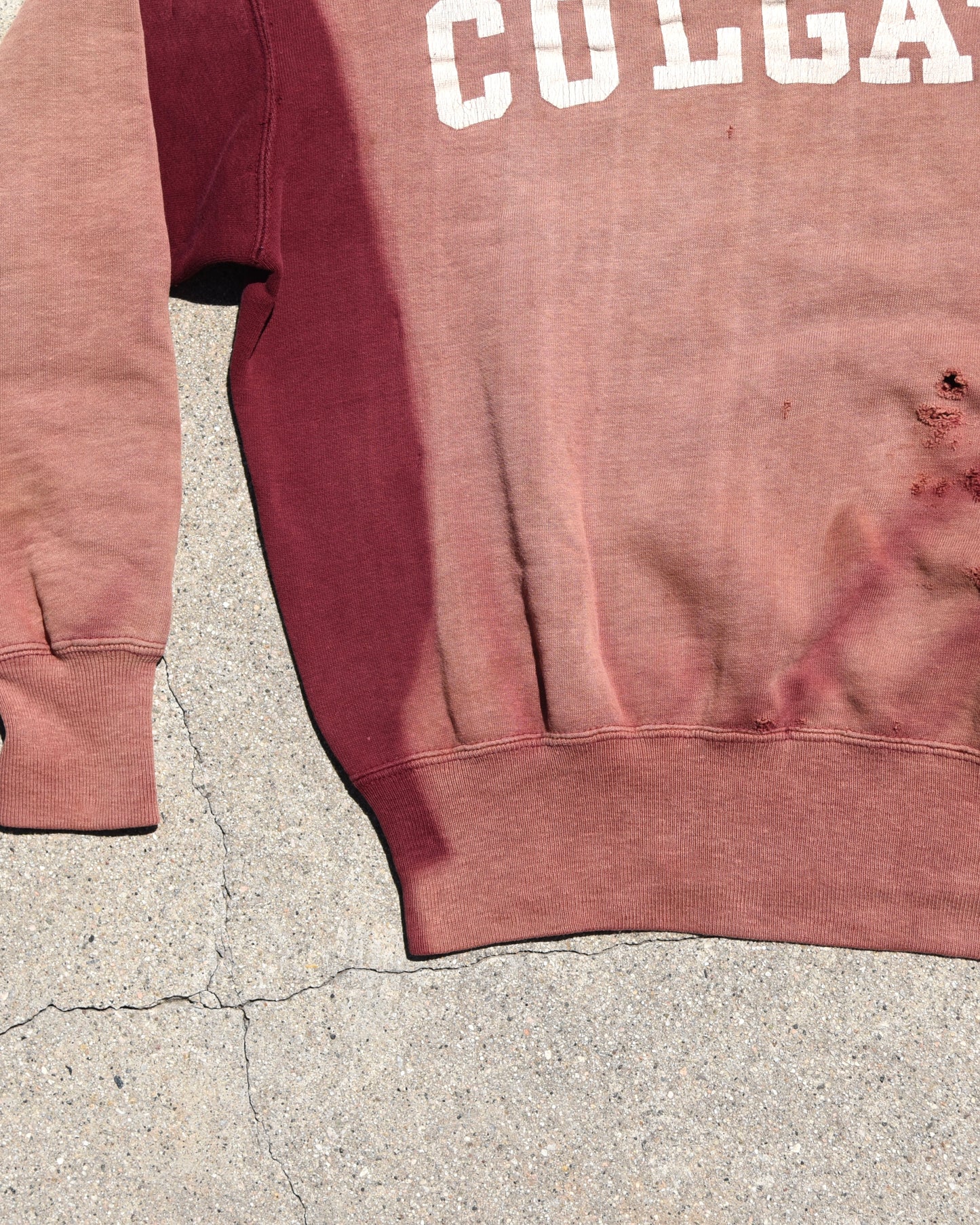 1950s Sun Faded Colgate University Sweatshirt