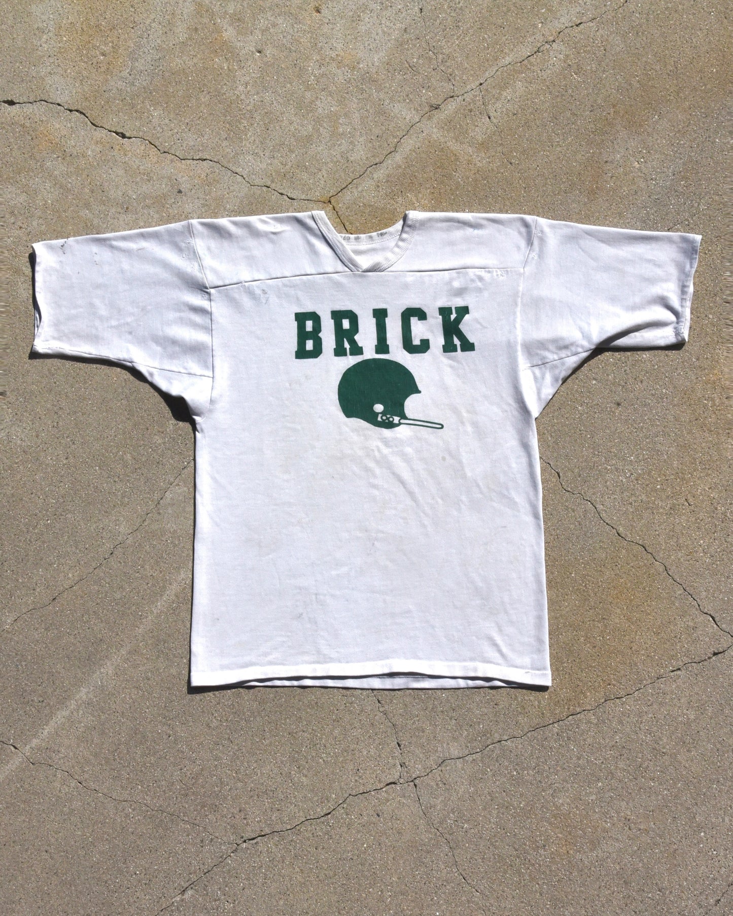 1970s Brick Cotton Football Jersey