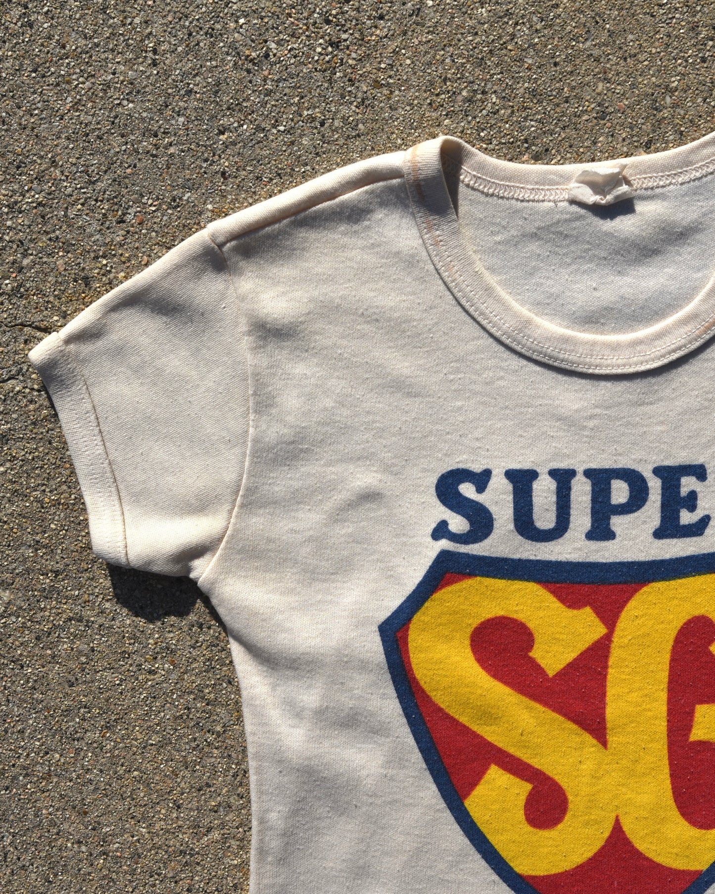 1970s Super Girl Baby Tshirt