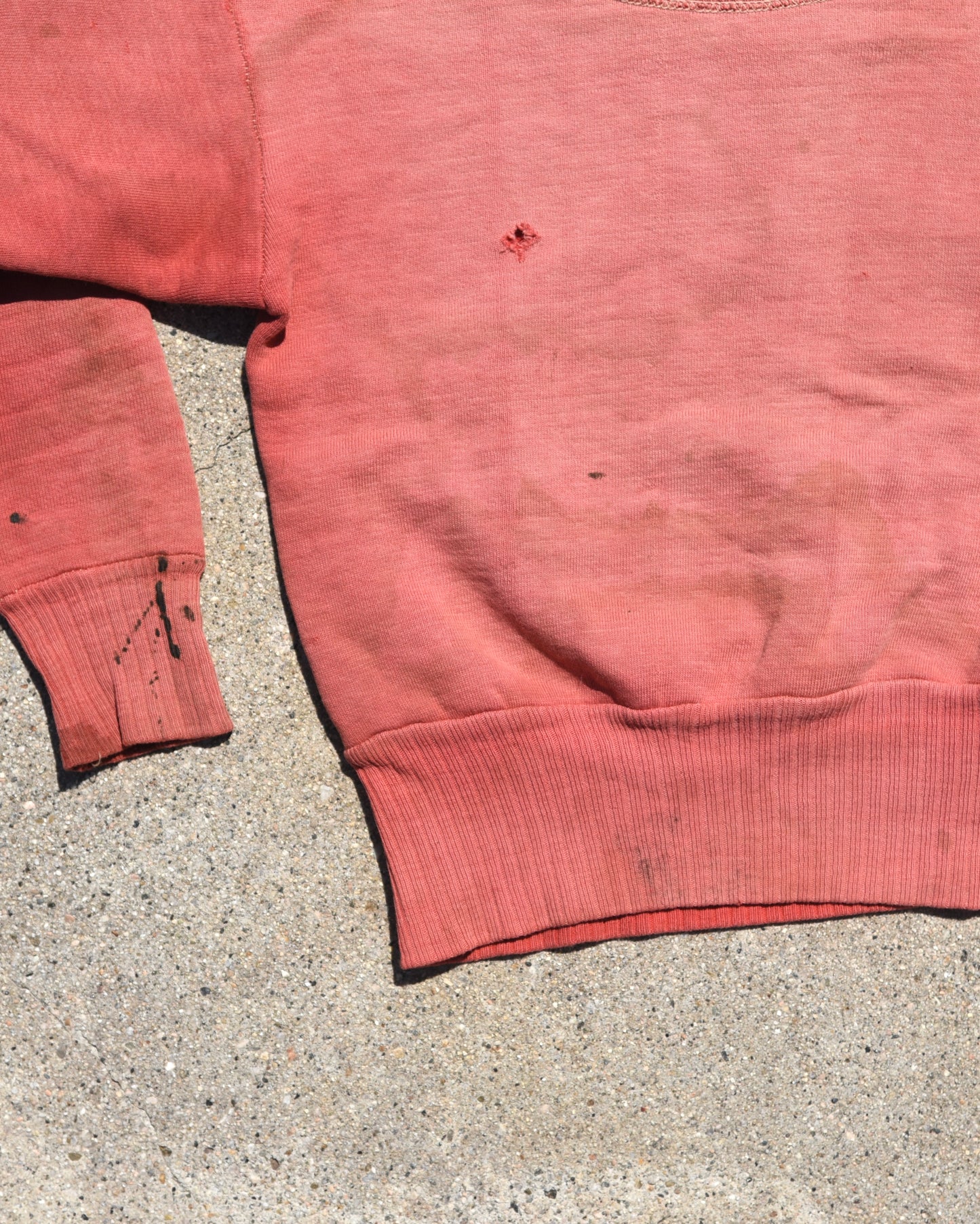 1940s Sun Faded Gene Autry & Champ Jr. Femme Sweatshirt