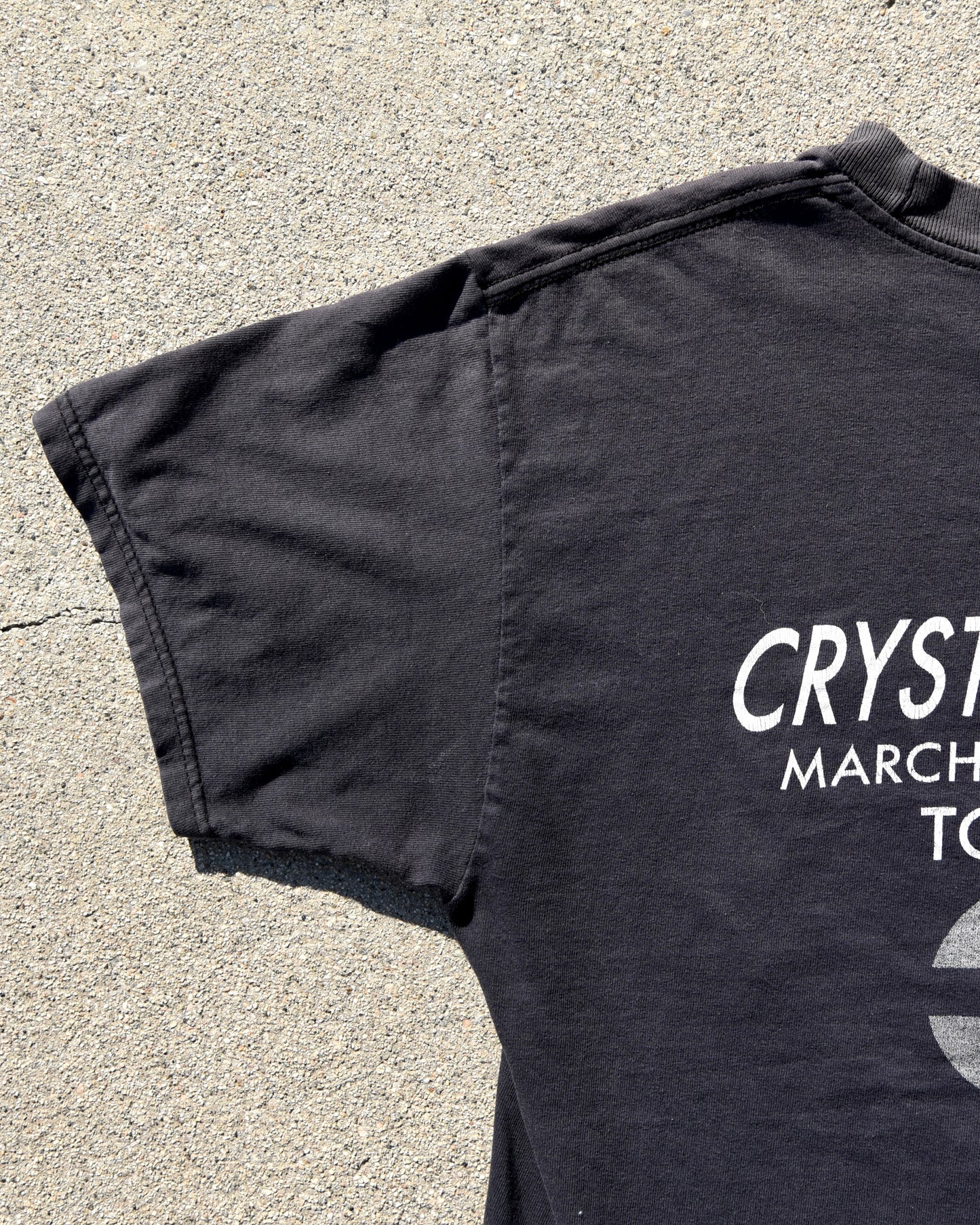 Crystal Castles Official 2011 Sad Face Tour Tshirt