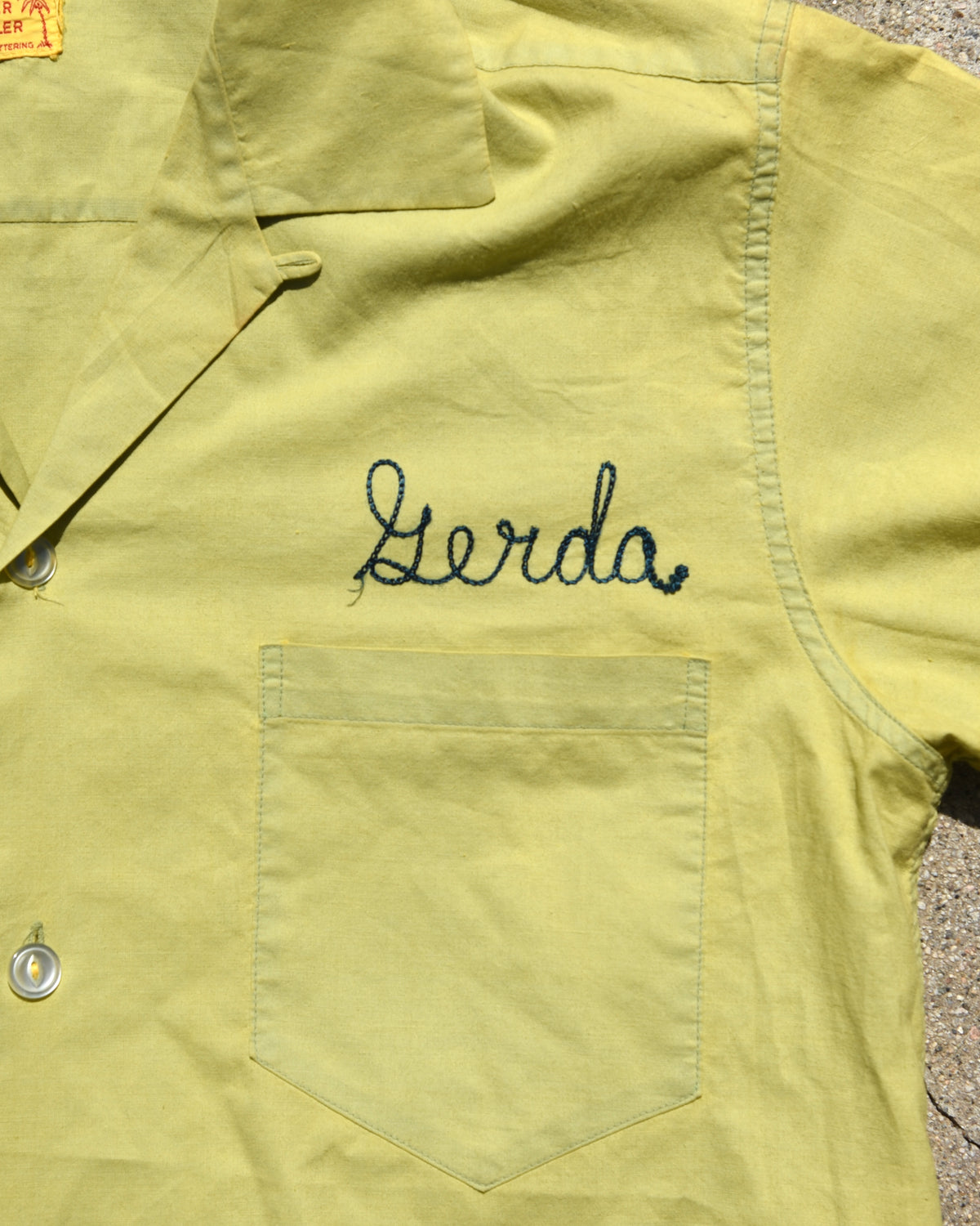 1950s Chainstitched First Flight Bowling Shirt
