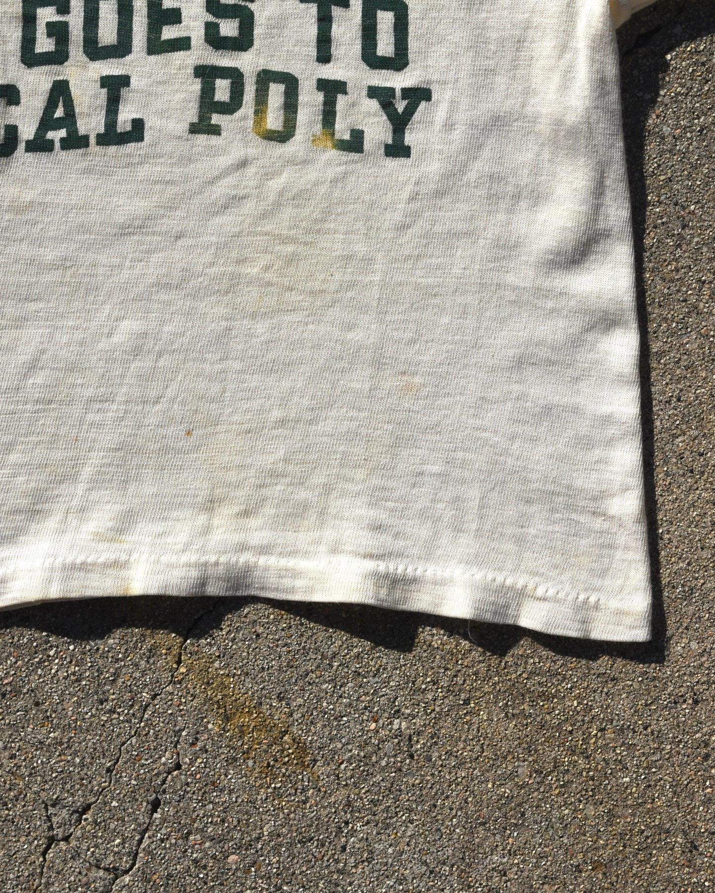 1950s My Daddy Goes To Cal Poly Baby Tshirt