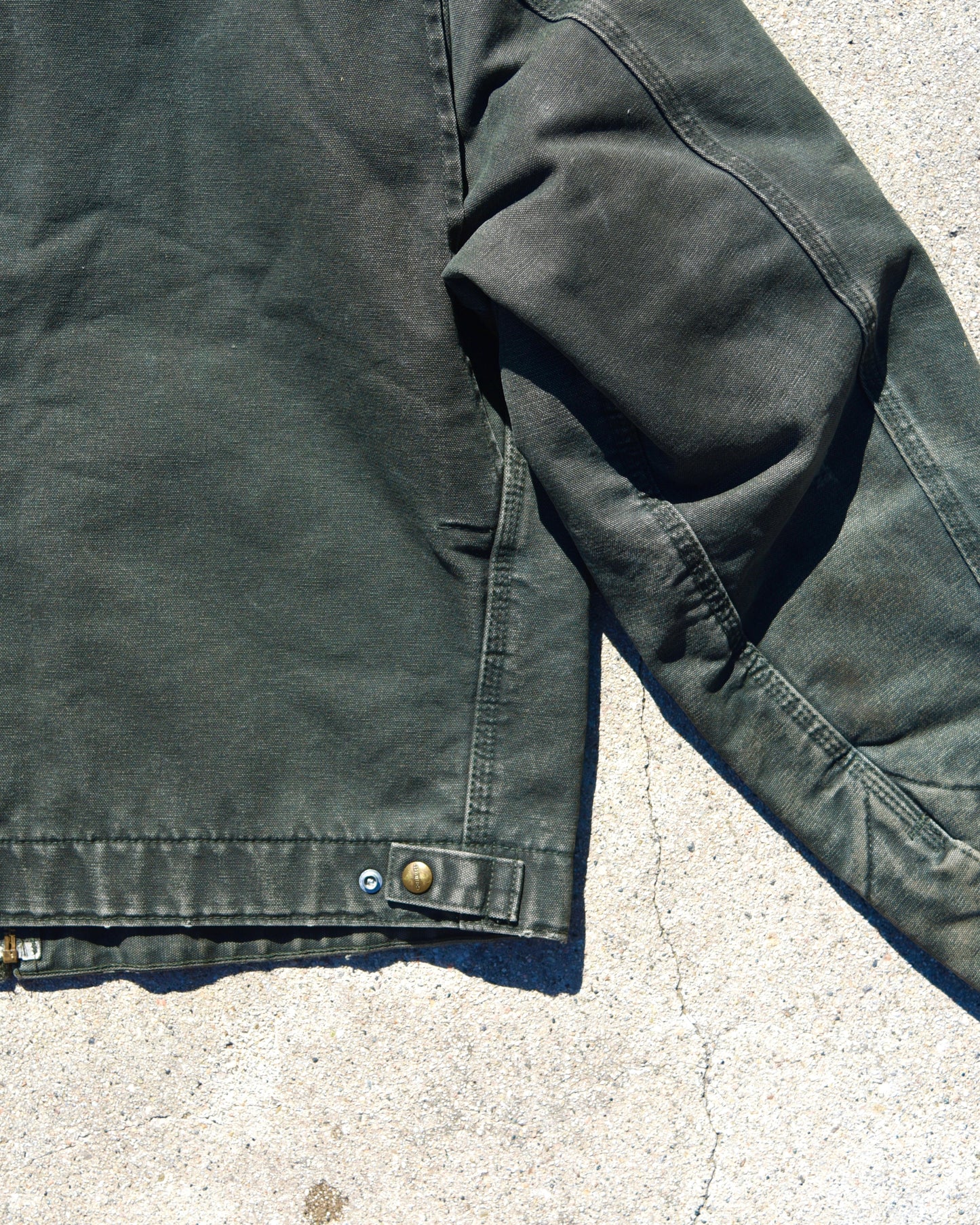 Carhartt J97 MOS Duck Detroit Jacket Moss Green - Large