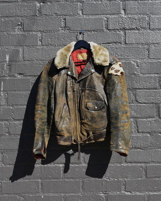 1950s Hercules Horsehide Motorcycle Jacket