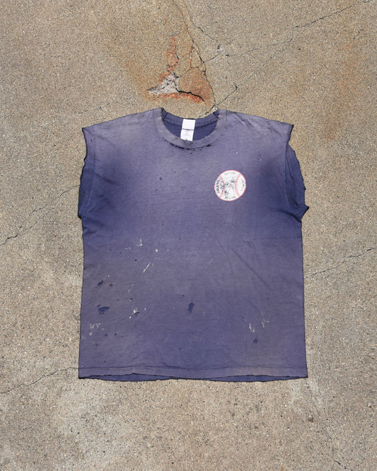 1990s Thrashed and Sun Faded Baseball Cutoff Tshirt