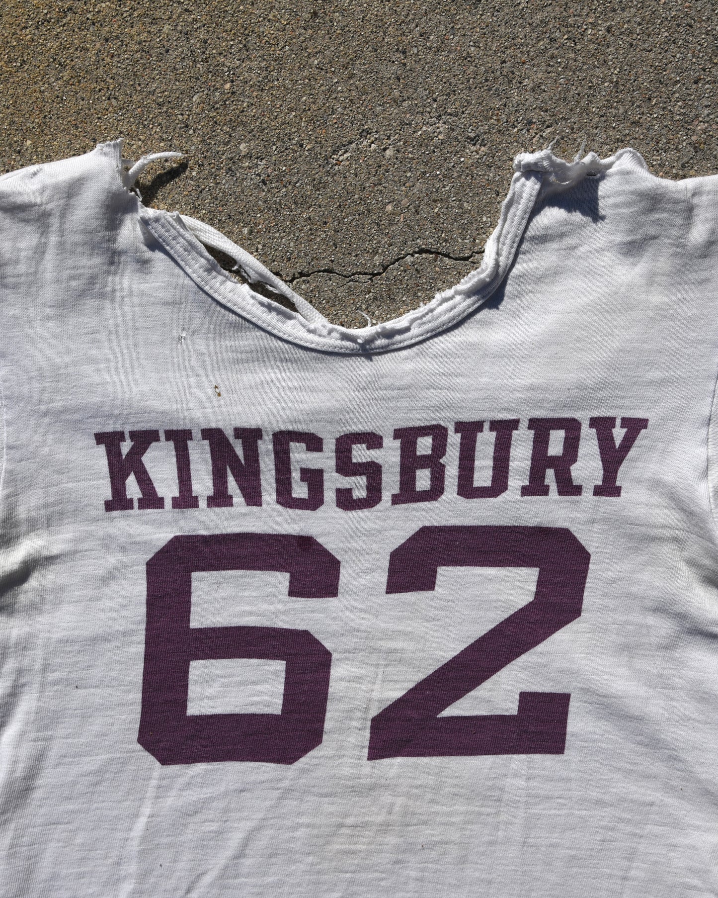 1950s Thrashed Kingsbury Football Jersey