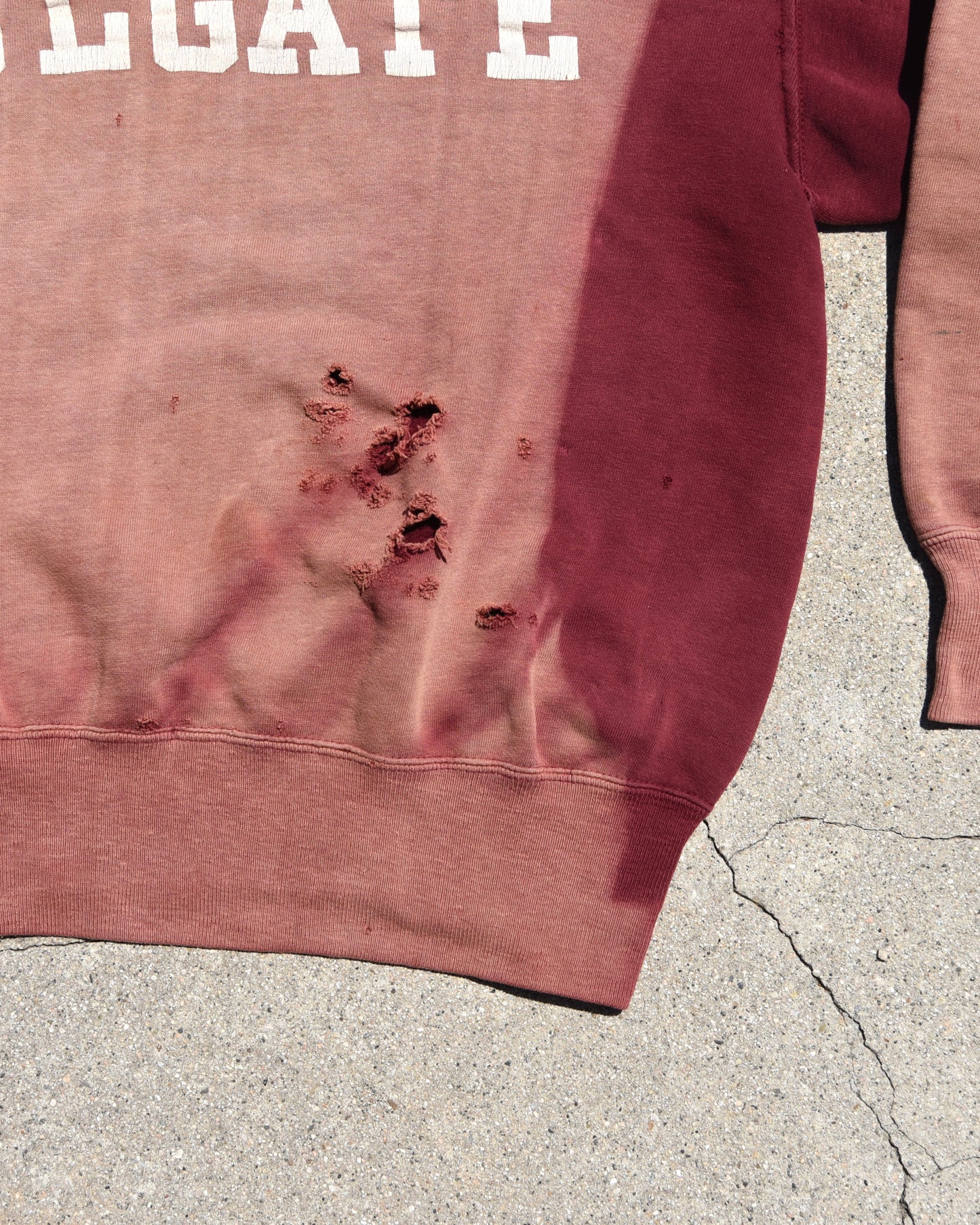 1950s Sun Faded Colgate University Sweatshirt