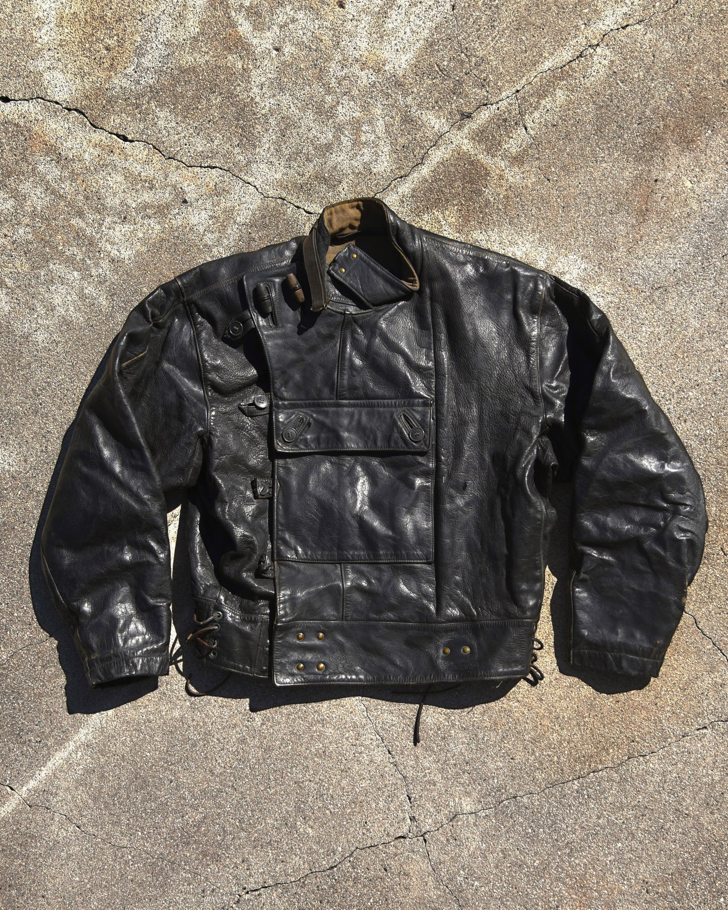 1950s Oljon Malung Swedish Motorcycle Dispatch Jacket