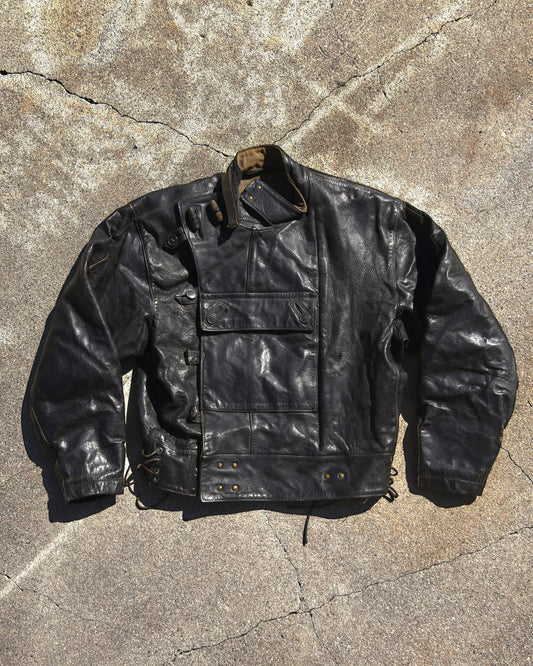 1950s Oljon Malung Swedish Motorcycle Dispatch Jacket
