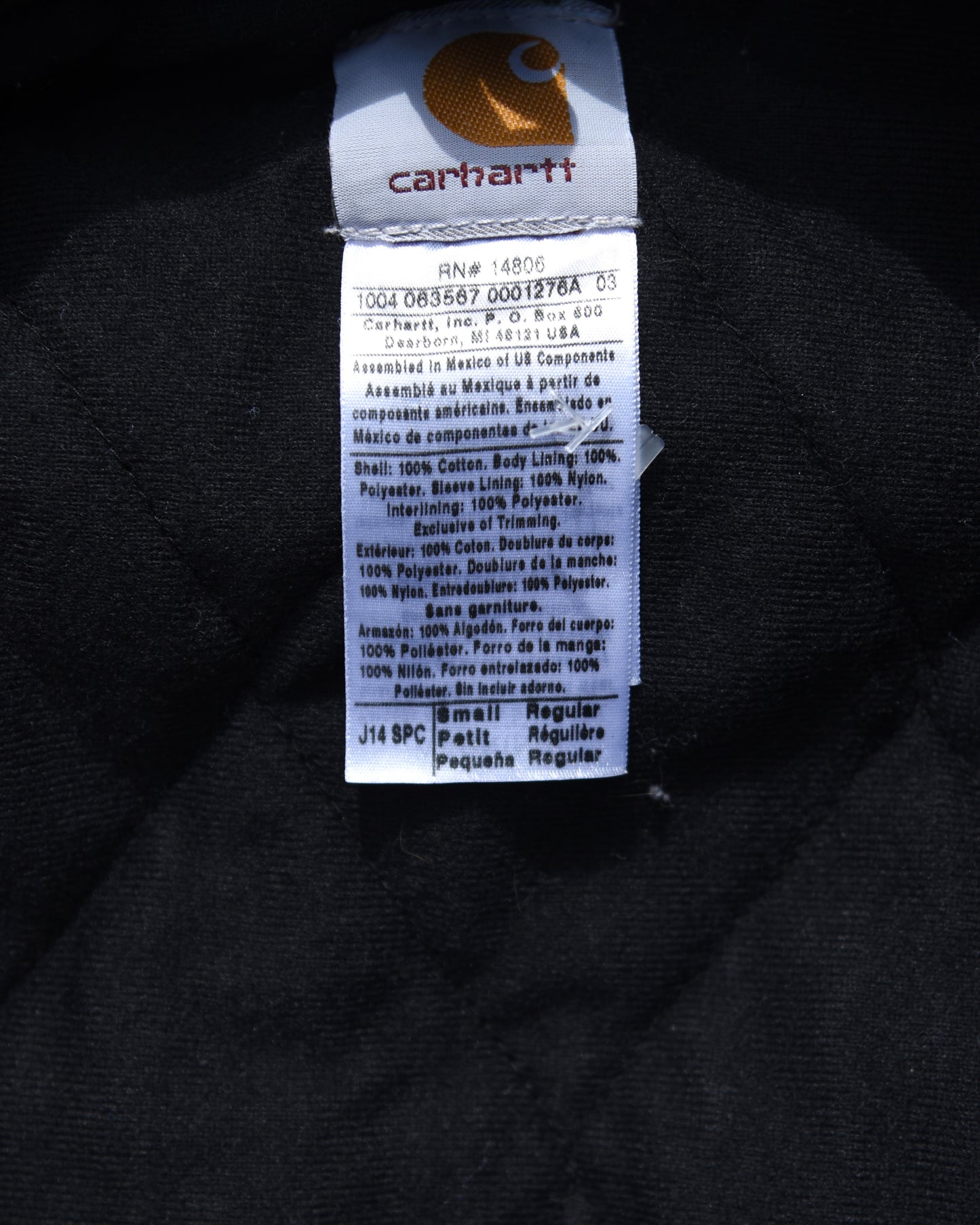 Carhartt J14 SPC Spruce Green Santa Fe Jacket - Small
