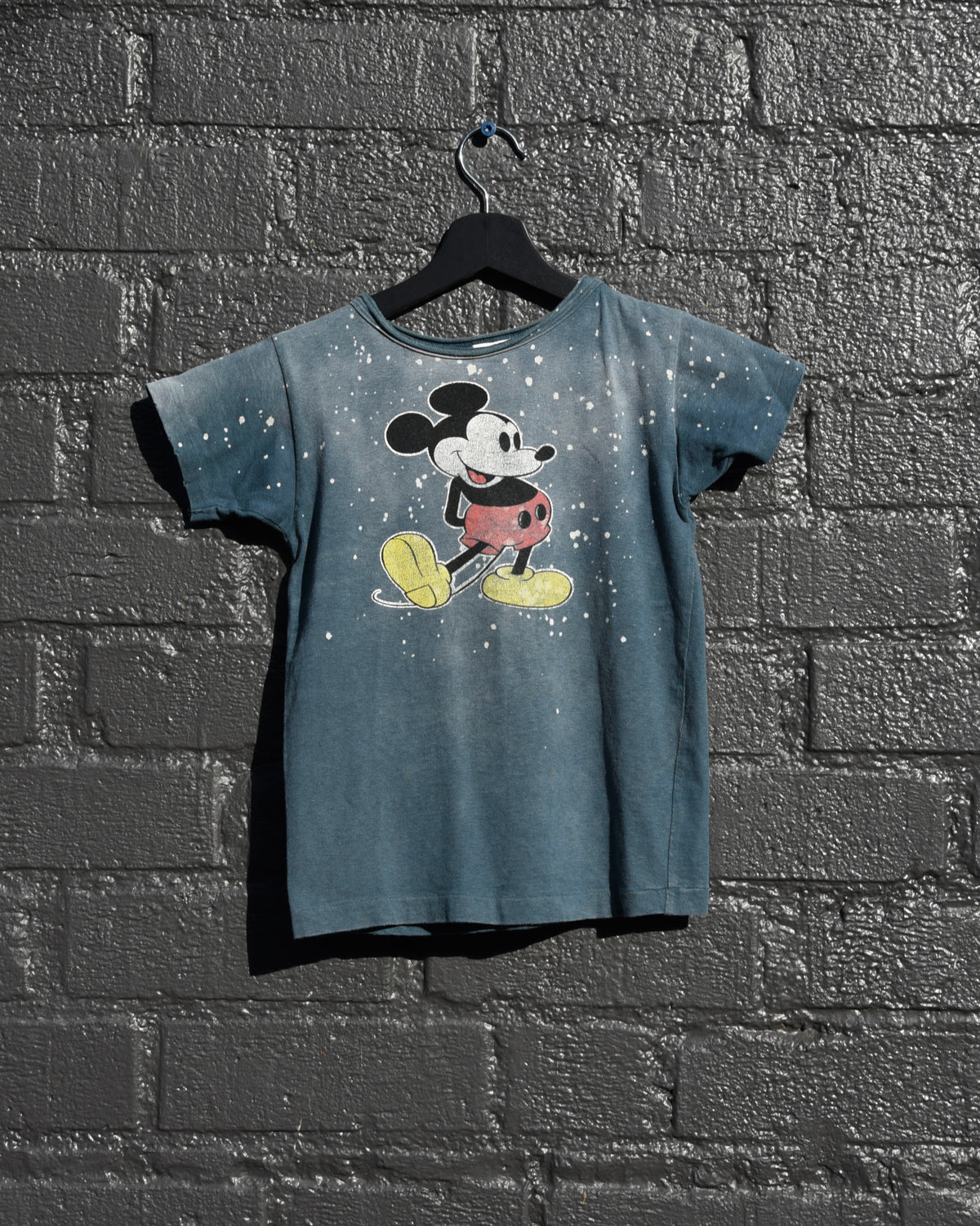 Denim Dungaree Hello Mickey Great Hero Tshirt