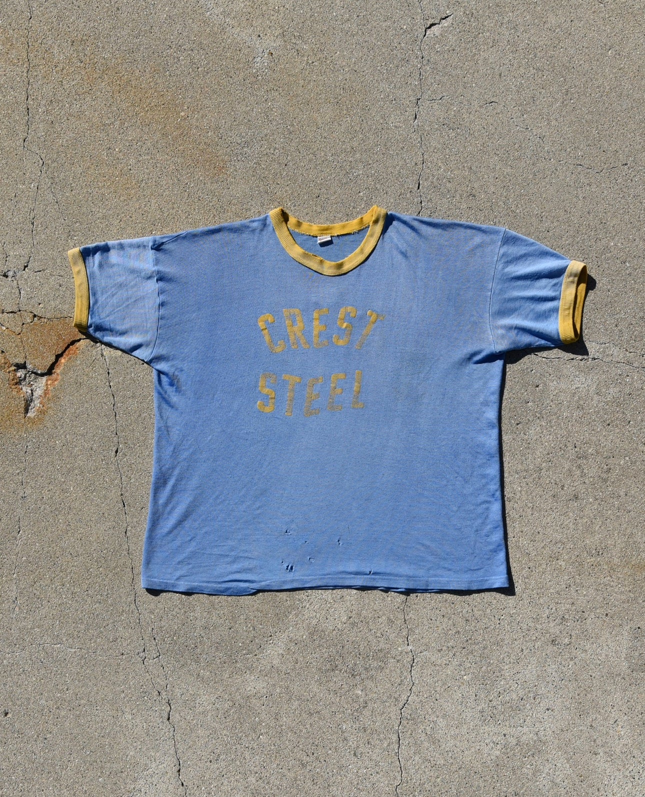 1950s Russell Southern Crest Steel Jersey