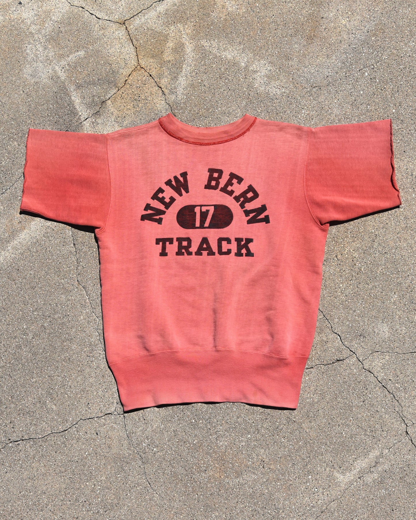 1950s Sun Faded New Bern Track Sweatshirt