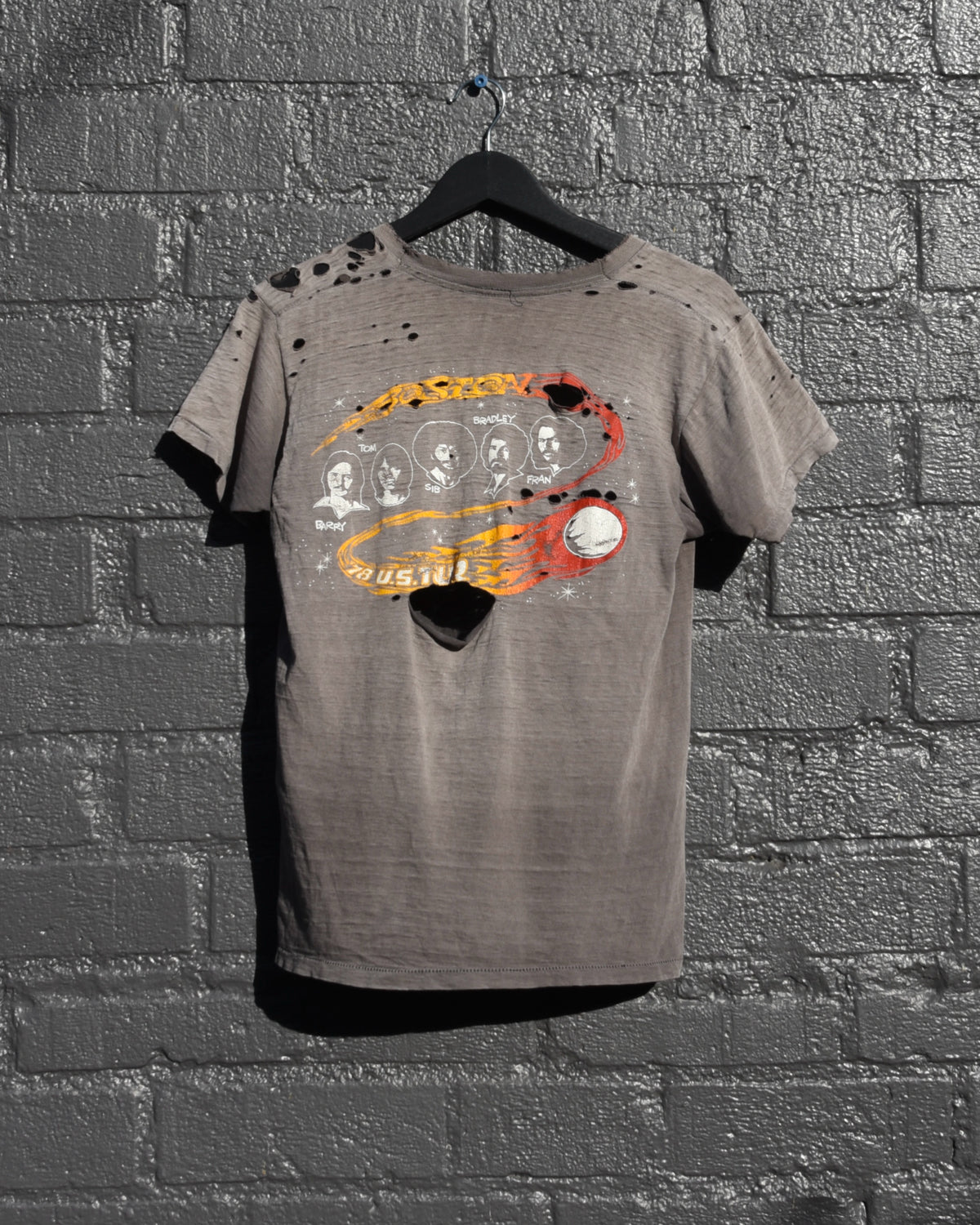 1978 Sun Faded Boston U.S. Tour Tshirt