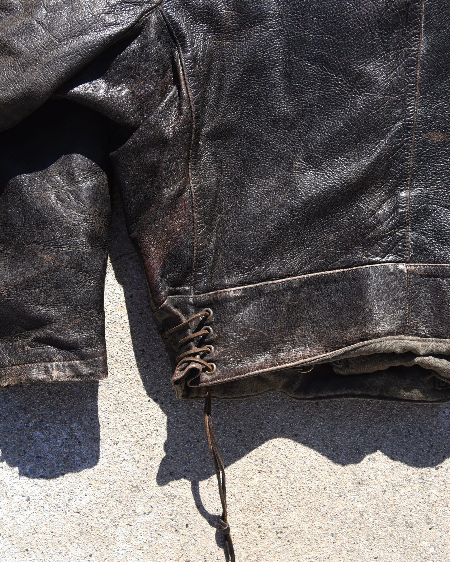 1950s Mats Larsson Malung Swedish Motorcycle Dispatch Jacket
