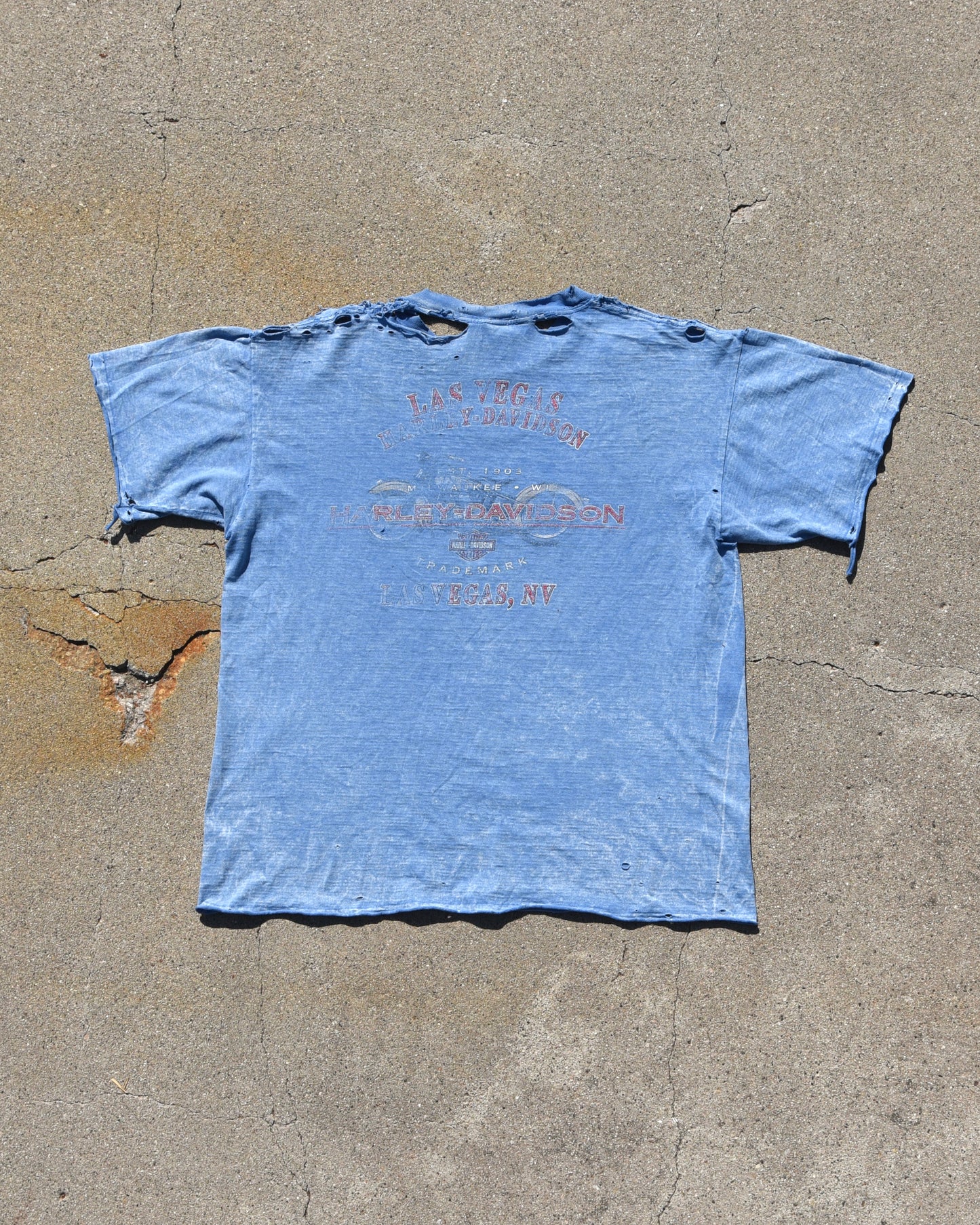 1990s Harley Davidson Tshirt Thrashed