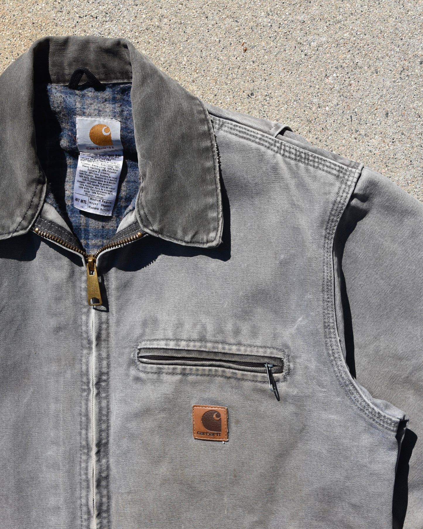 Carhartt J97 MTL Detroit Jacket  Metal Gray - Medium