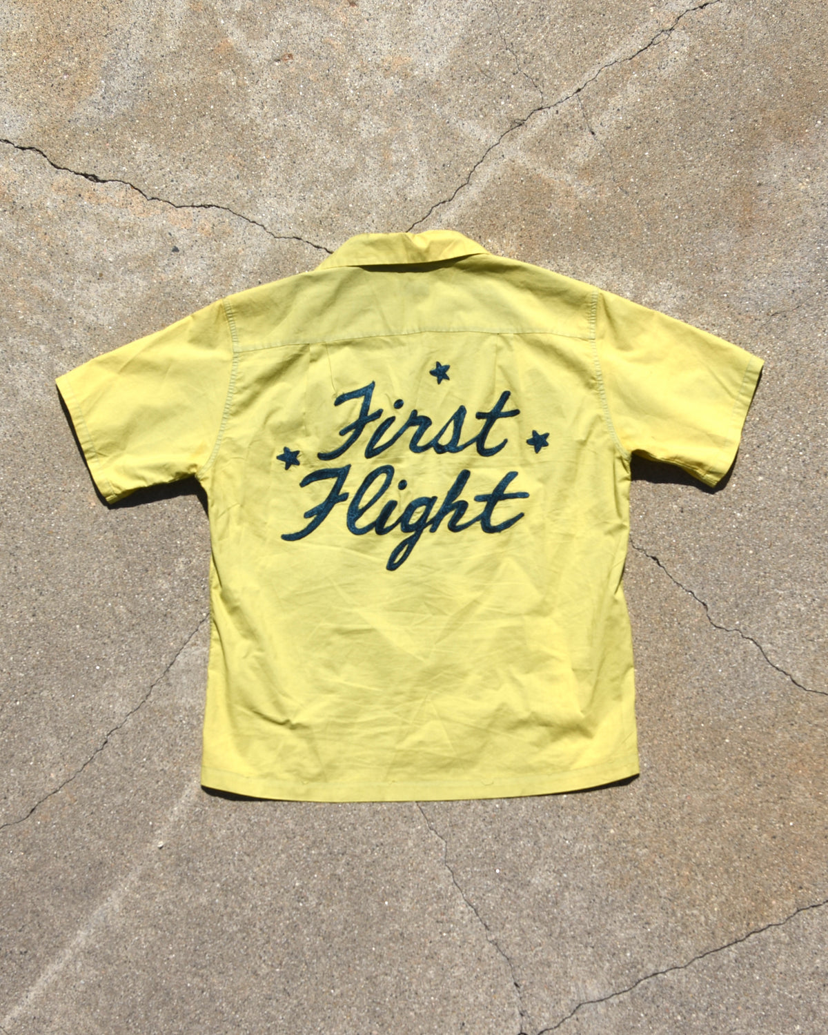 1950s Chainstitched First Flight Bowling Shirt