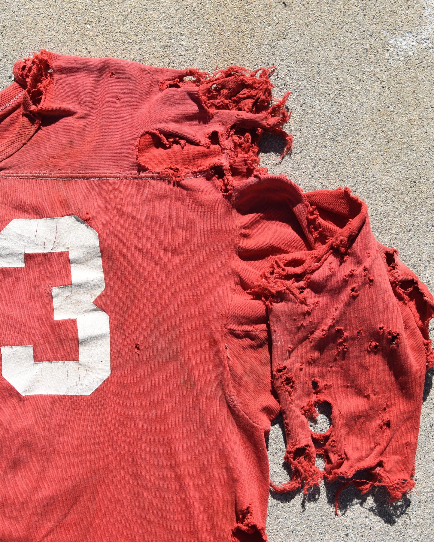 1960s Thrashed Football Jersey