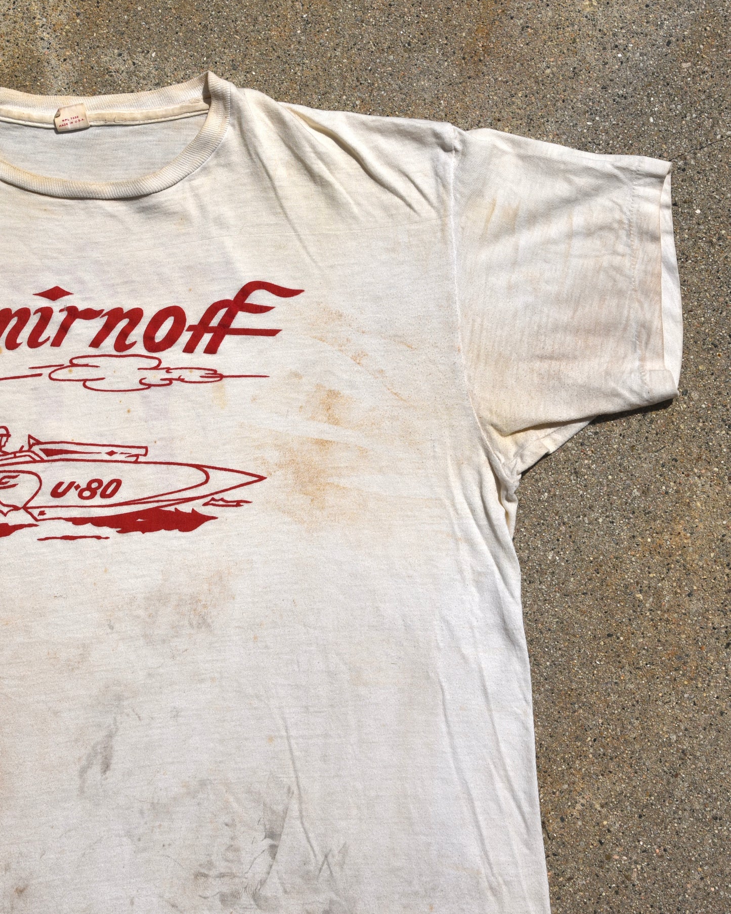 1950s Smirnoff Boat Racing Tshirt