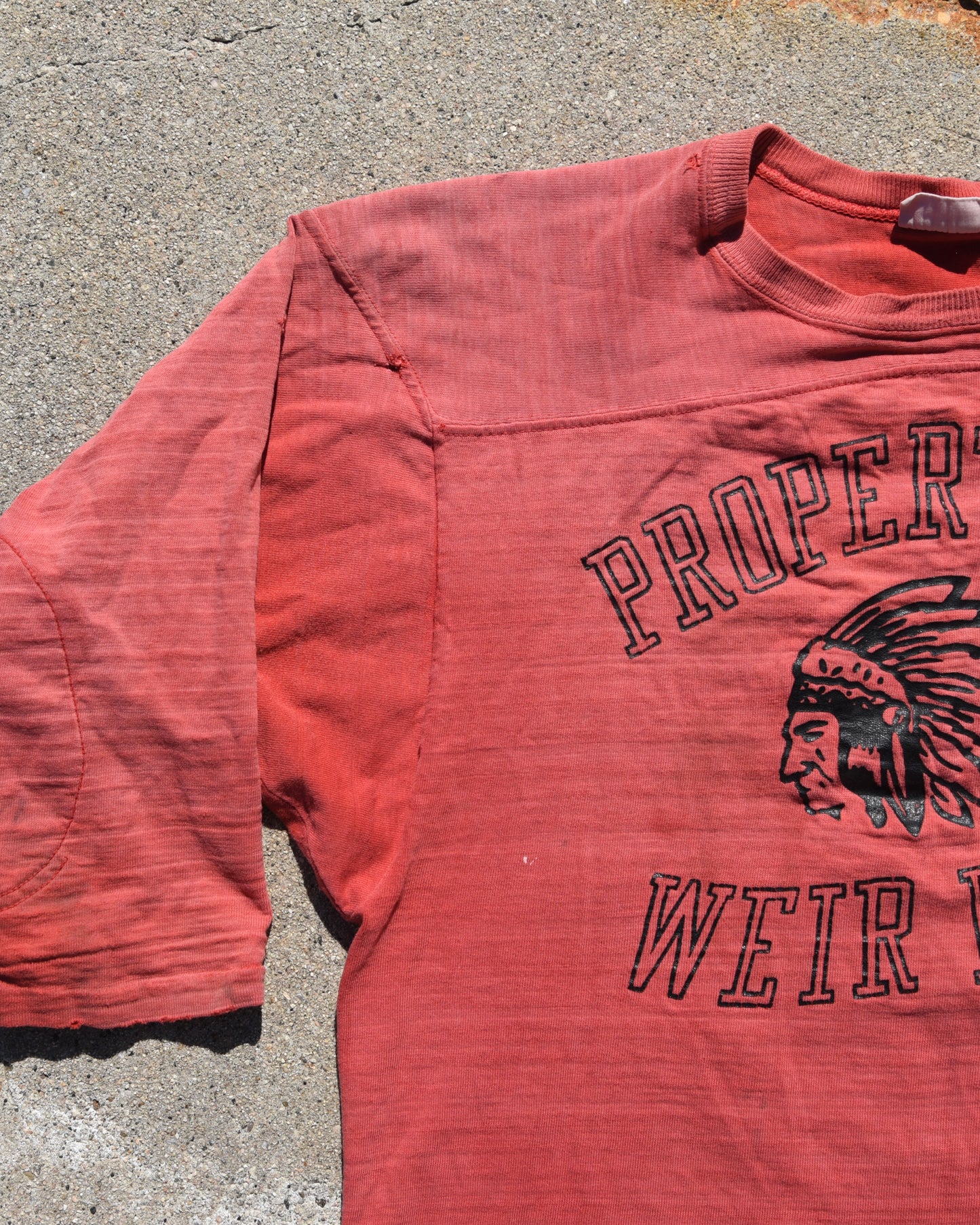 1960s Thrashed and Sun Faded Weir High Jersey