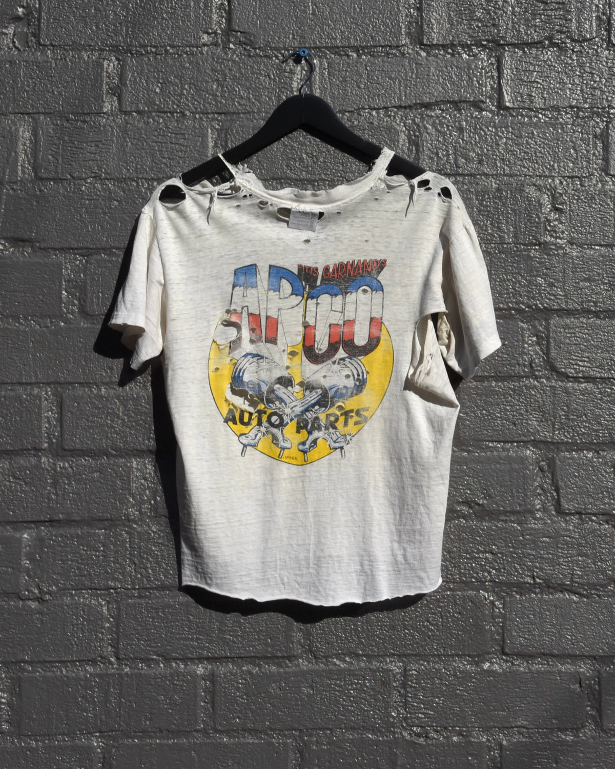 1970s Thrashed APCO Auto Parts Tshirt