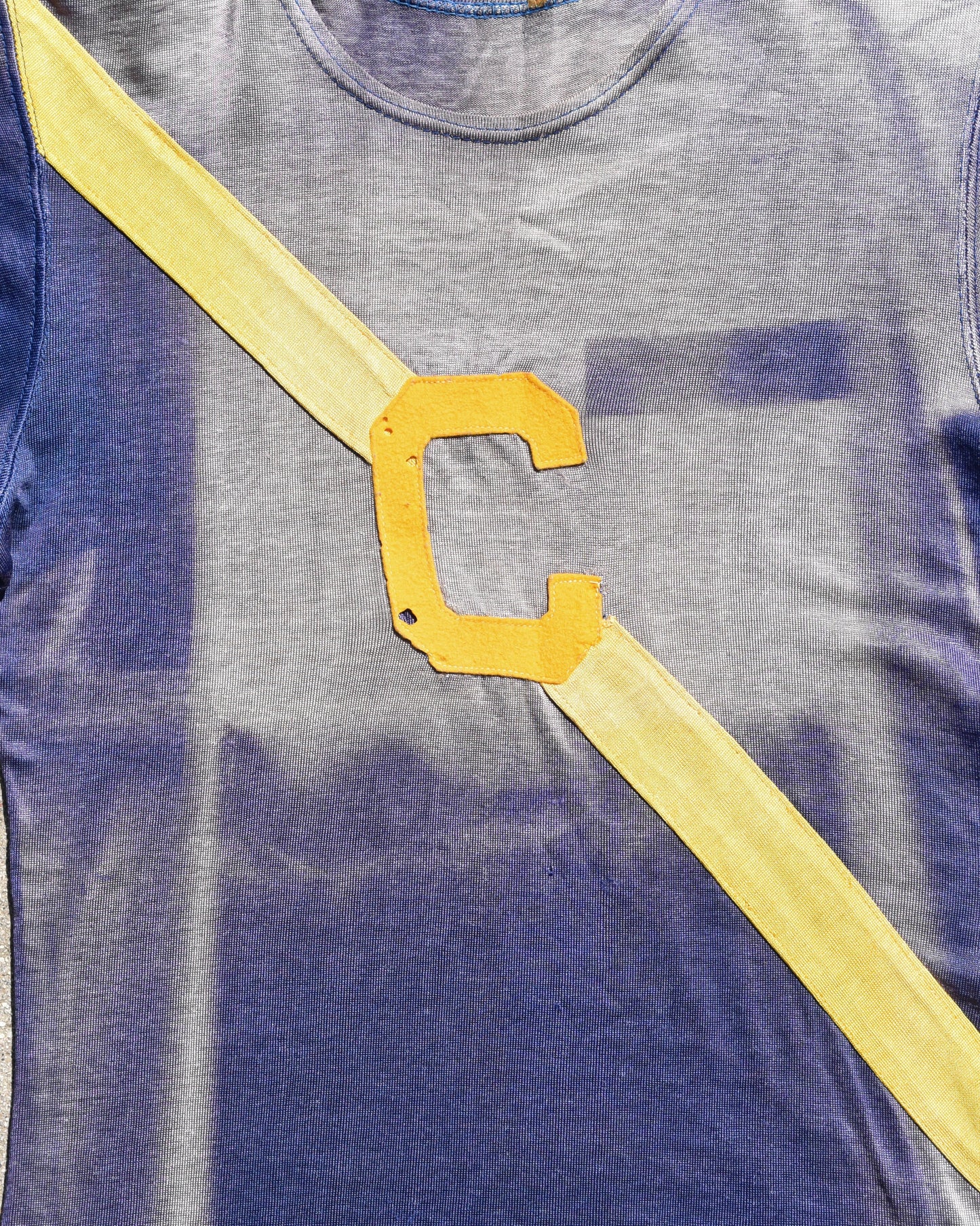 1950s Sun Faded Durene Rowing Jersey