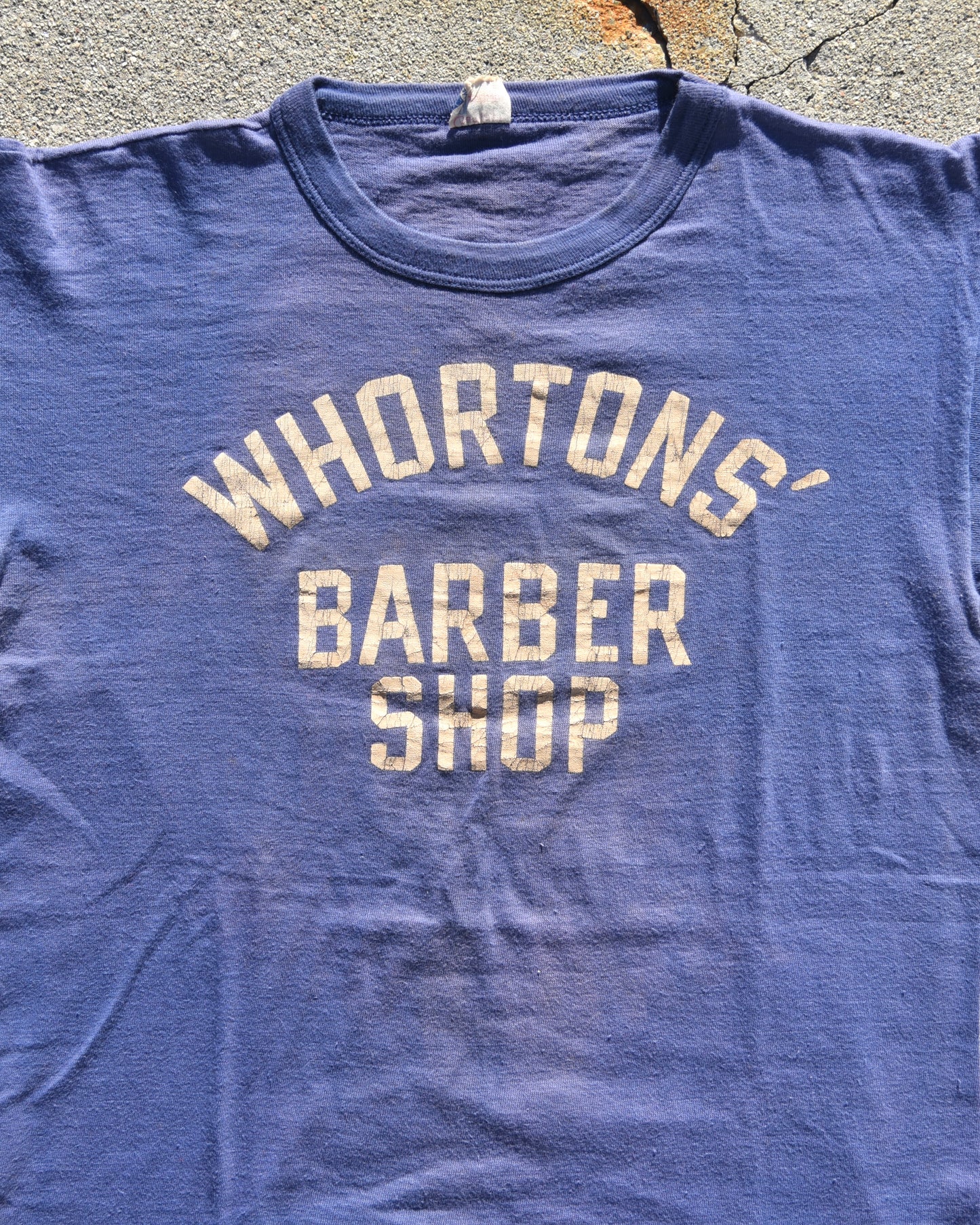 1950s Champion Running Man Whorton’s Barber Shop Tshirt