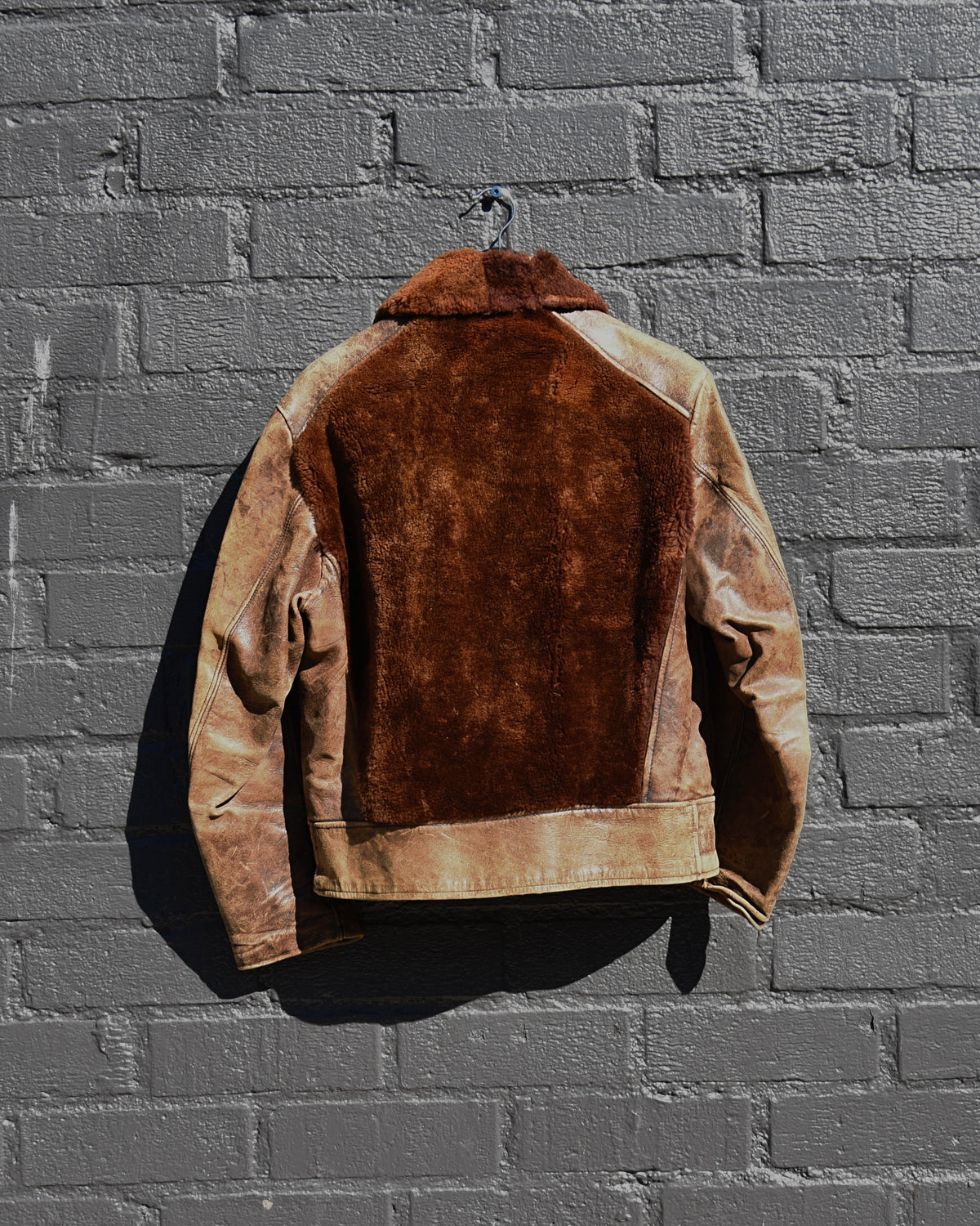1940s Laskin Lamb Grizzly Fur Horsehide Jacket