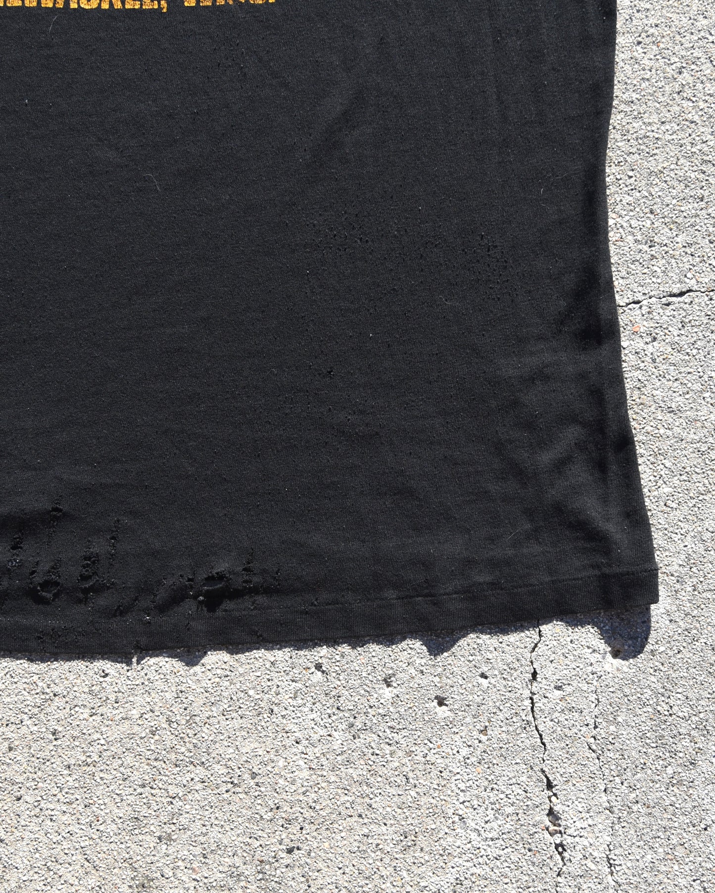 1970s Harley Davidson Eat Your Riceburner Tshirt