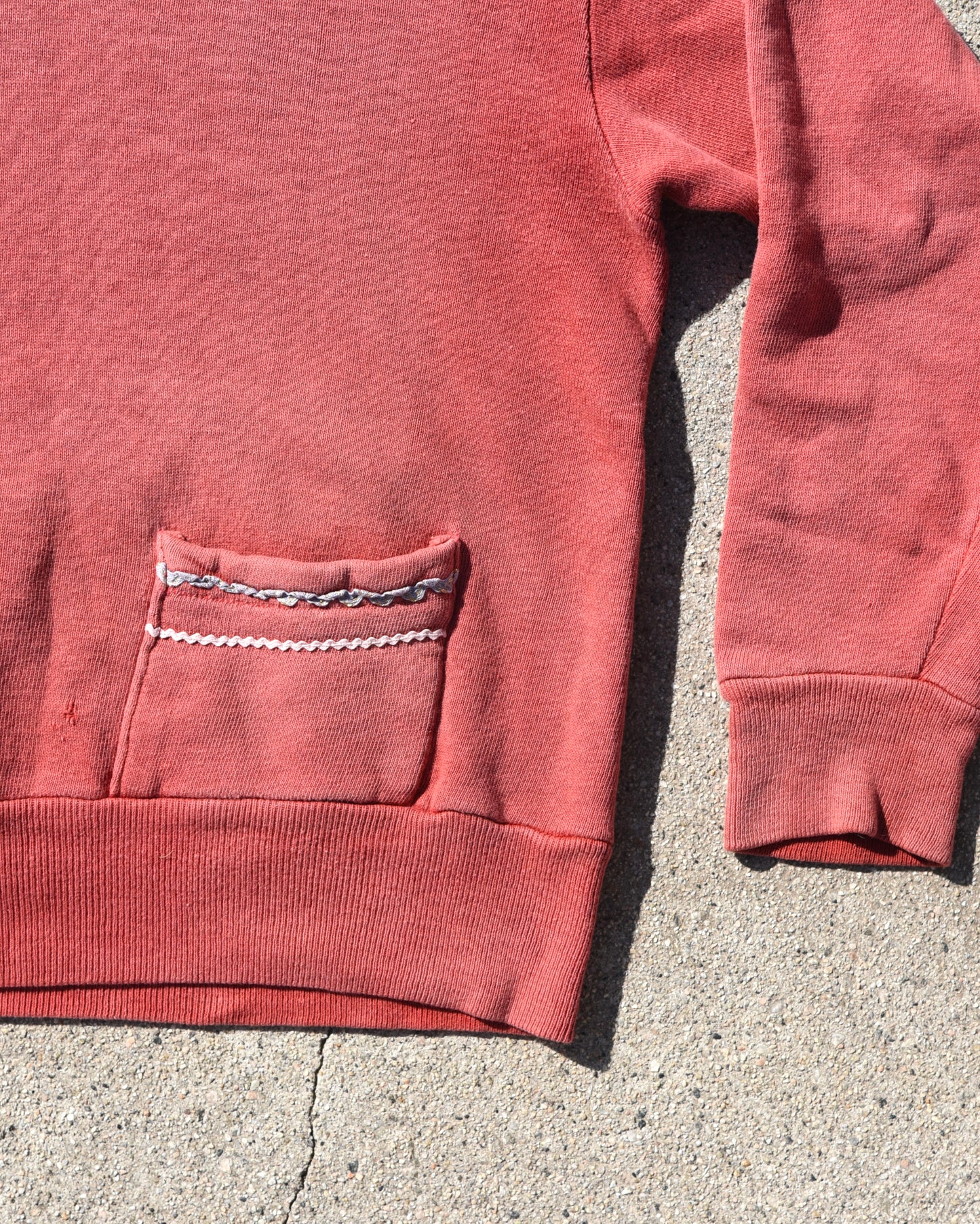 1950s Sun Faded Split Pocket Hoodie