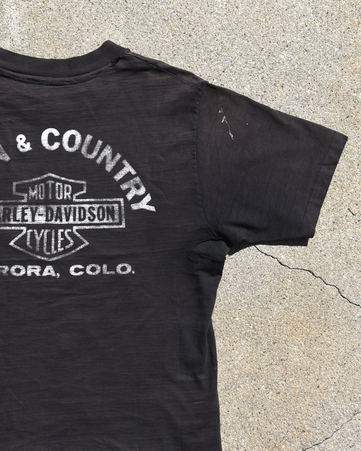1980s Add Six More Inches Harley Davidson Tshirt