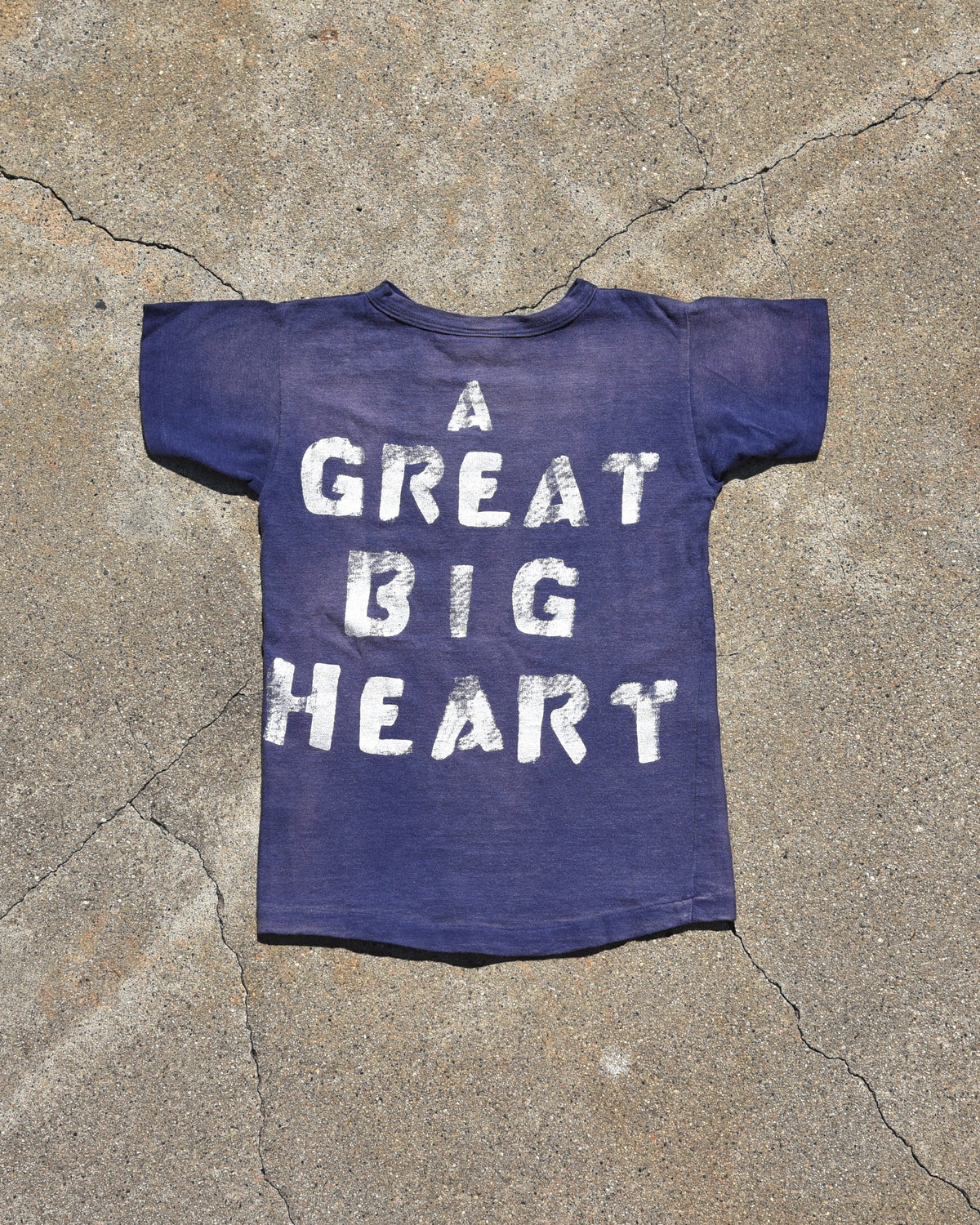 Denim Dungaree Great Big Heart Tshirt