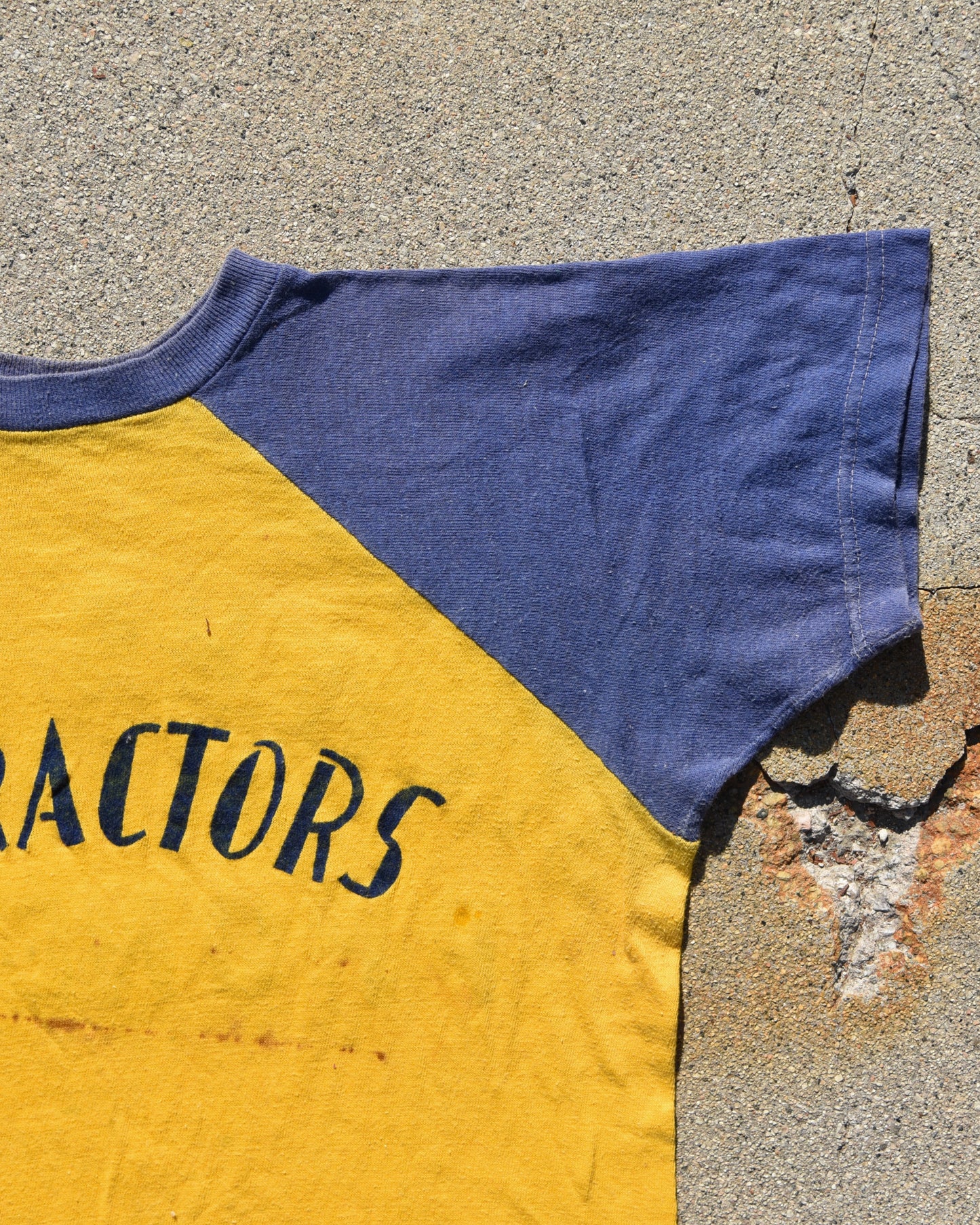 1950s Durene Contractors Two Tone Jersey