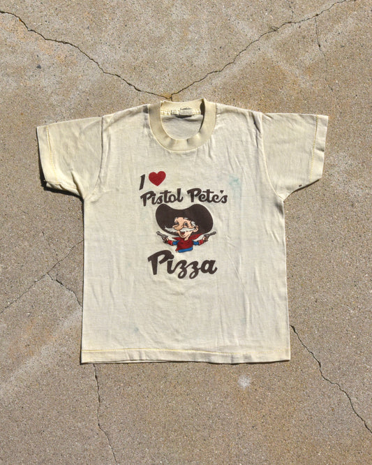 1980s I Love Pistol Pete’s Pizza Femme Tshirt