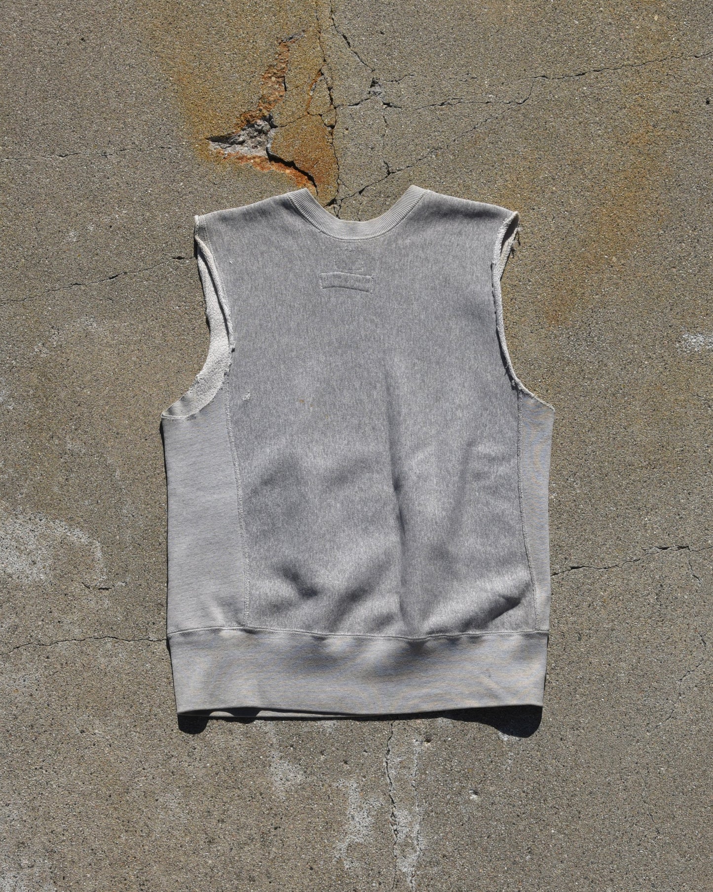 1960s Champion Reverse Weave “Expansion Gusset” USMA Sleeveless Sweatshirt