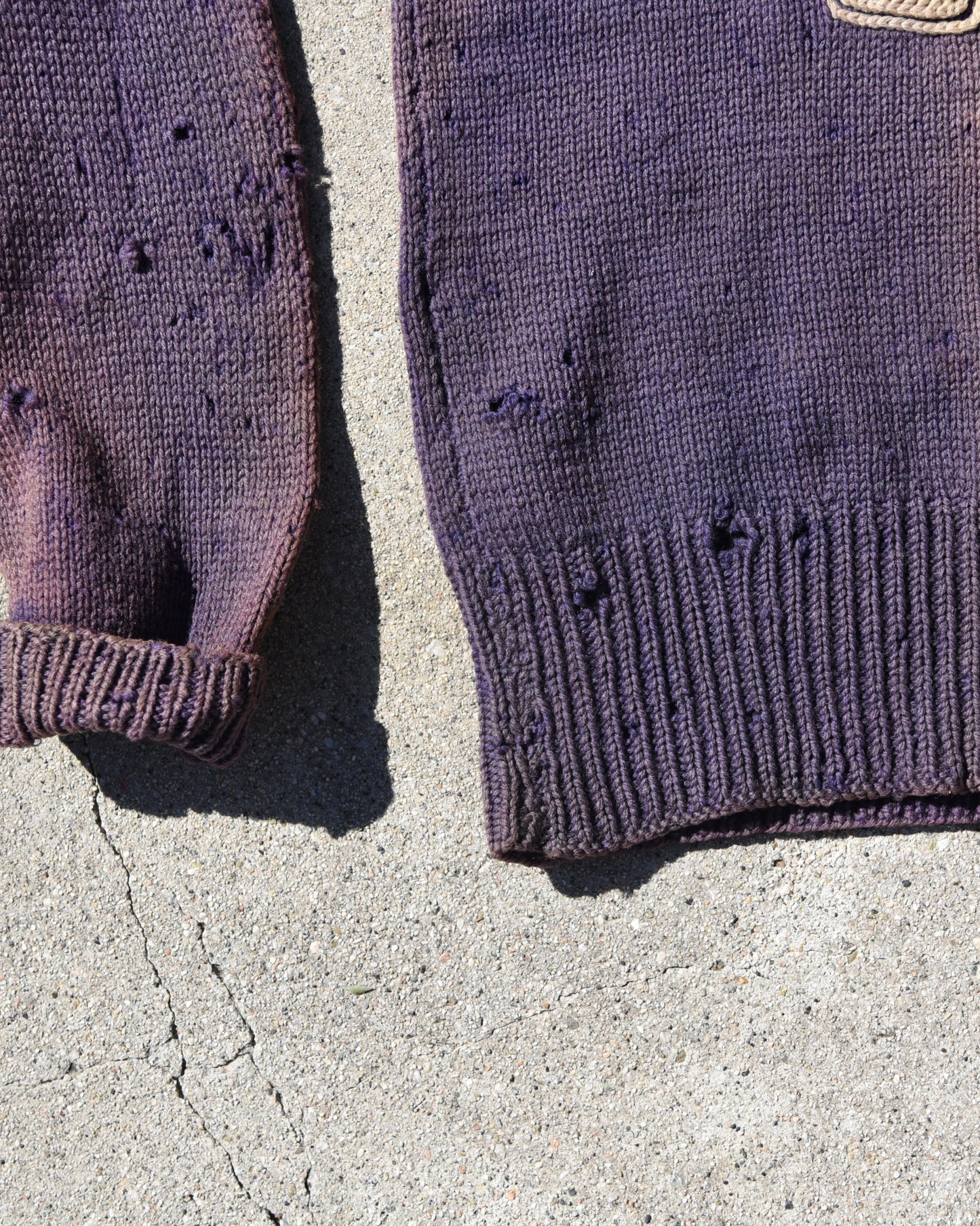 1940s Union Mills Knit Sweatshirt - Sun Faded