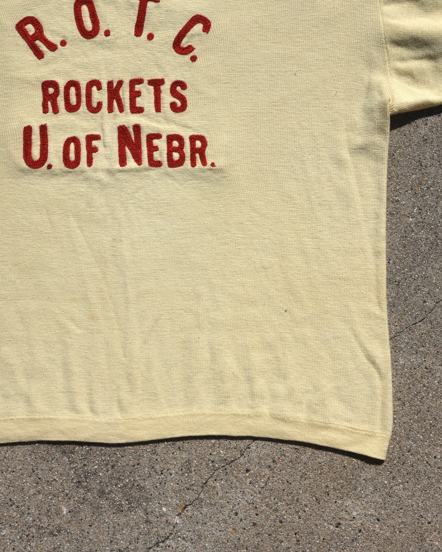 1940s R.O.T.C. Rockets University of Nebraska Tshirt